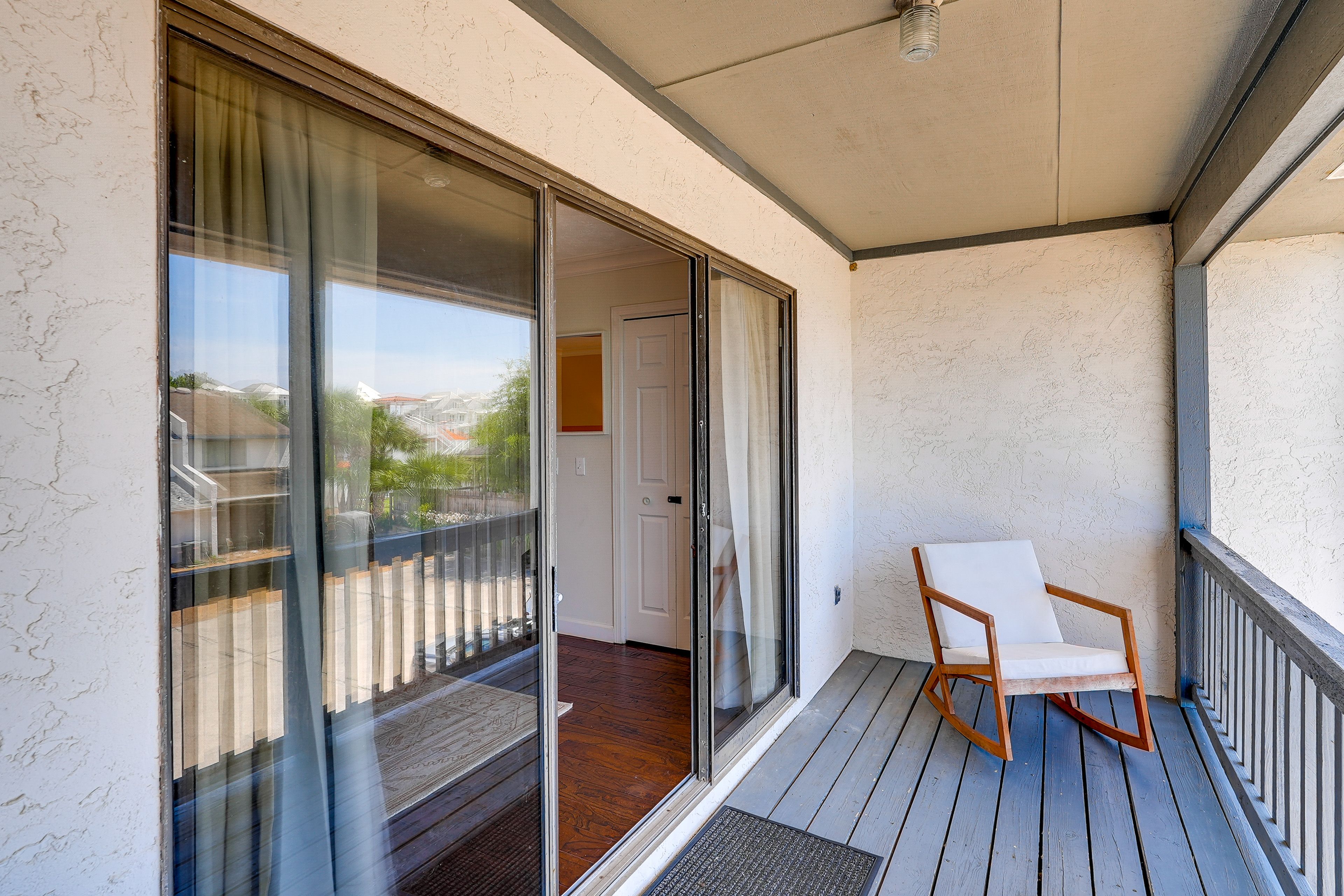 Private Balcony | Access via Bedroom 1