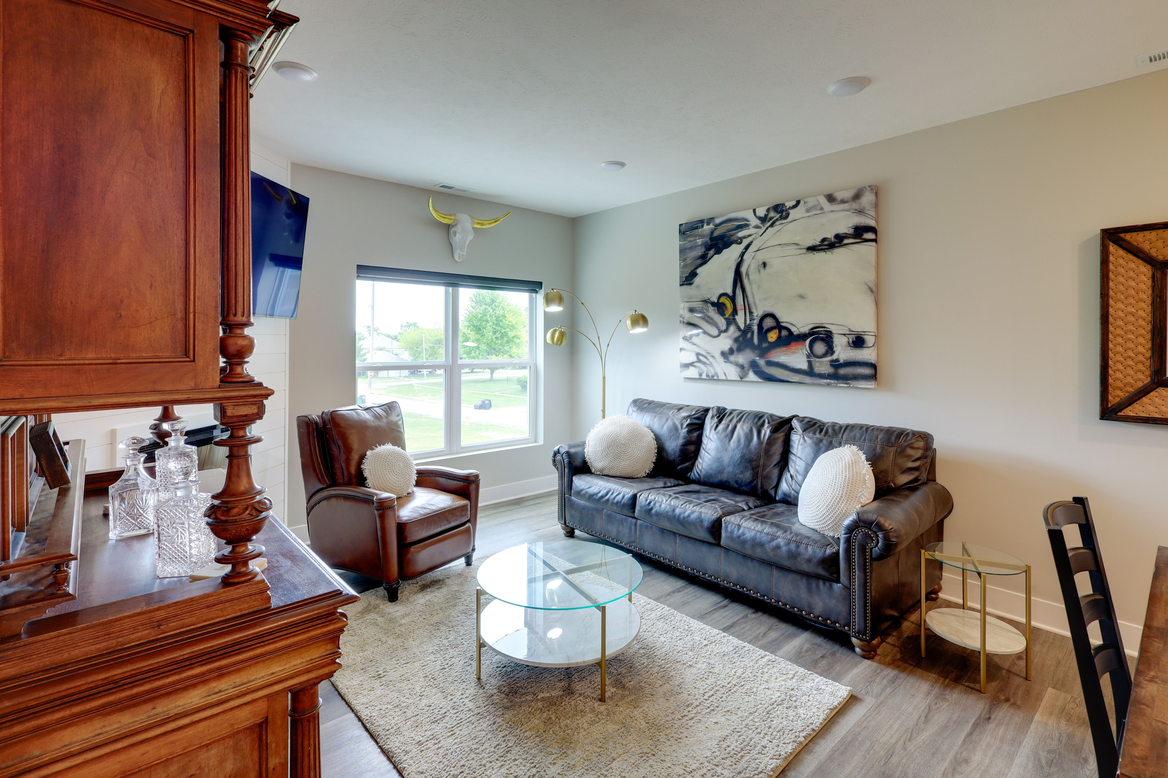 Living Room | Electric Fireplace | Smart TV