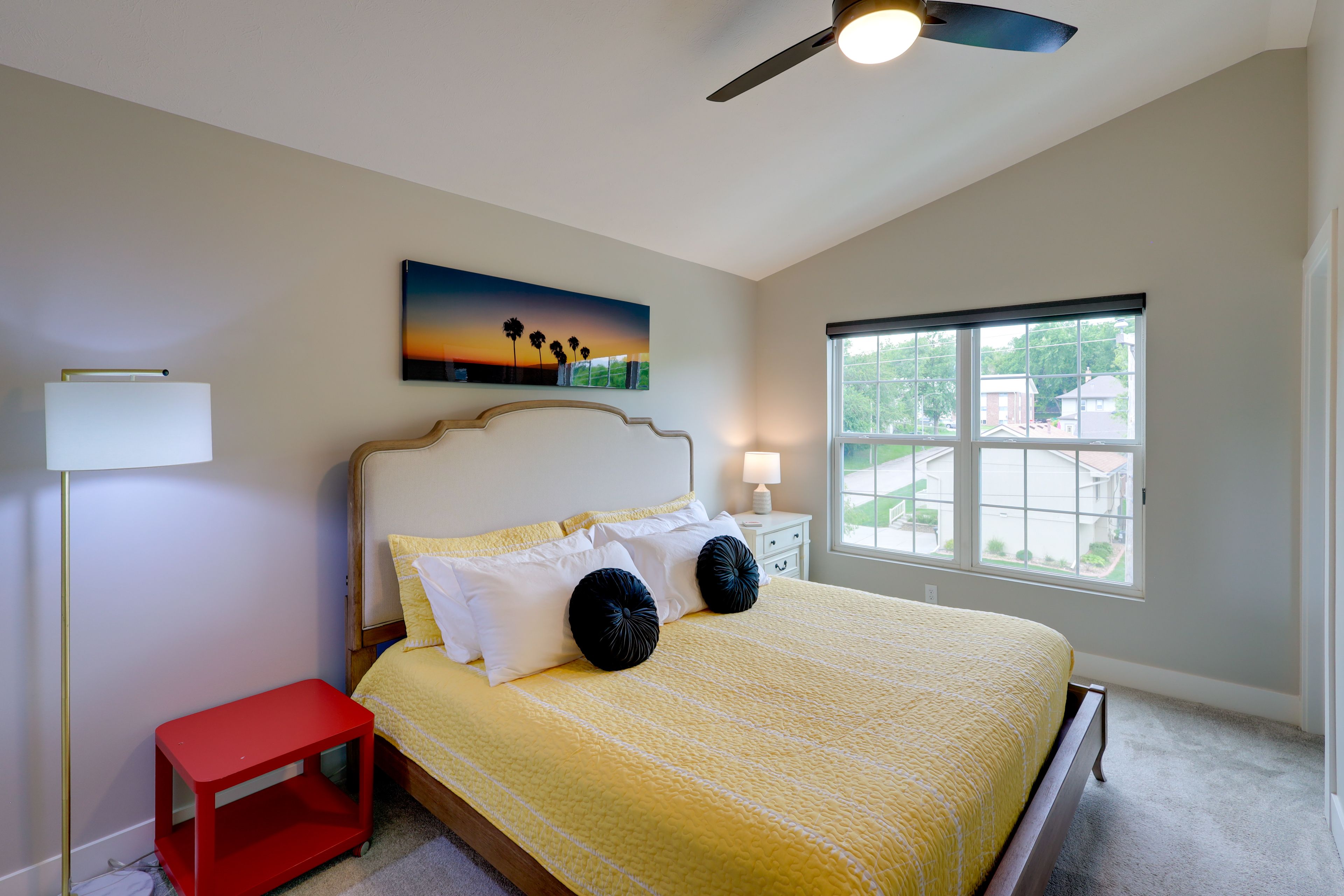 Bedroom 1 | King Bed | Smart TV | Designated Workspace