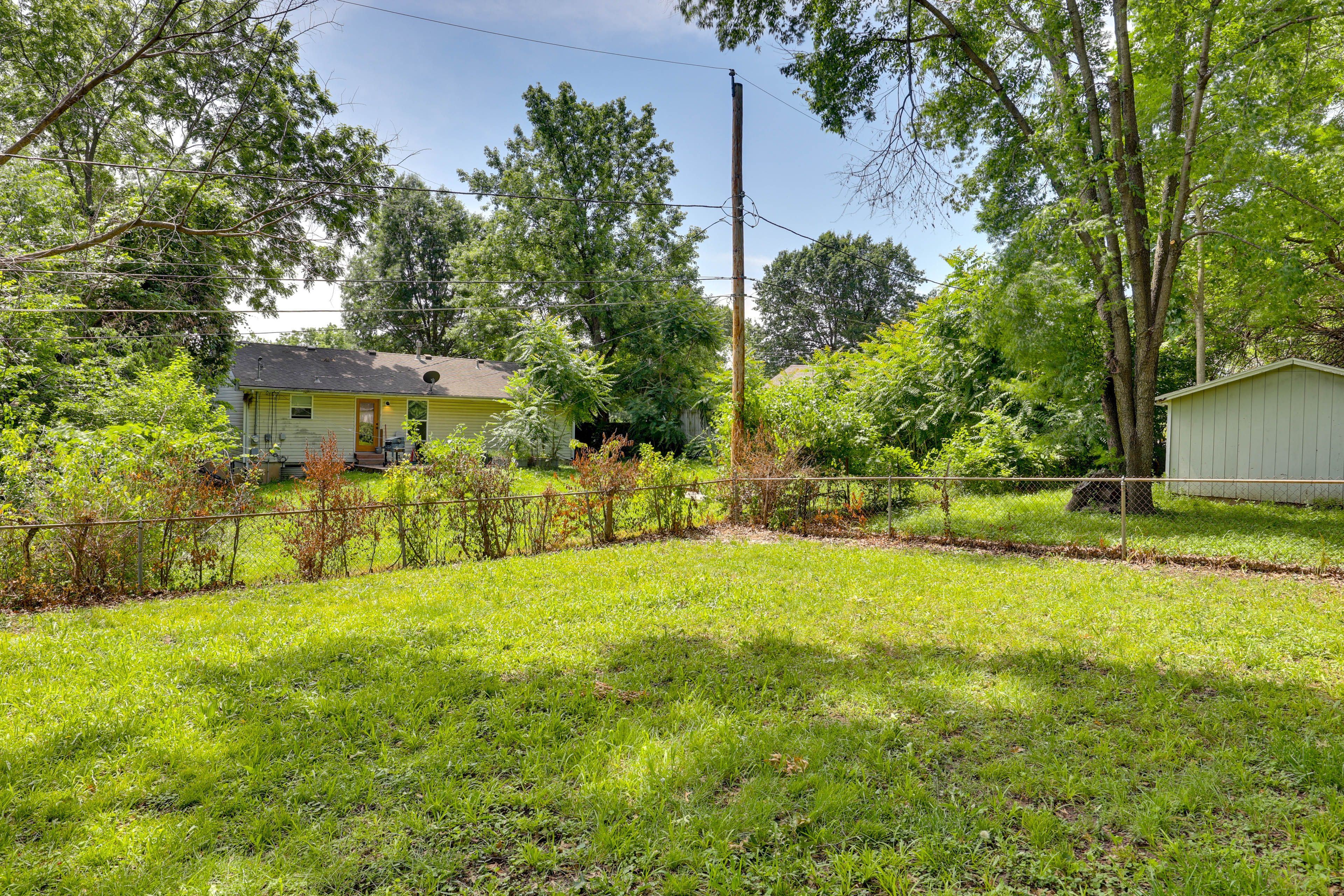 Fenced Backyard