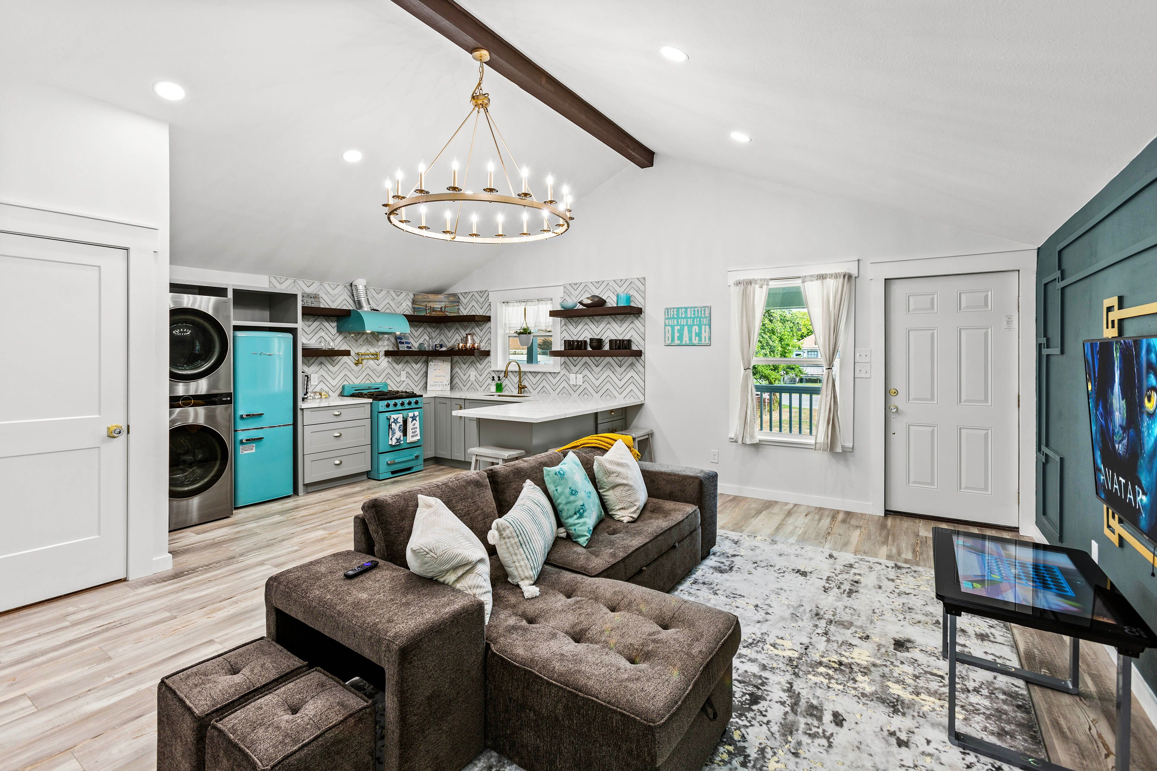 Galveston Vacation Rental | 2BR | 2BA | 850 Sq Ft | Exterior Steps to Enter