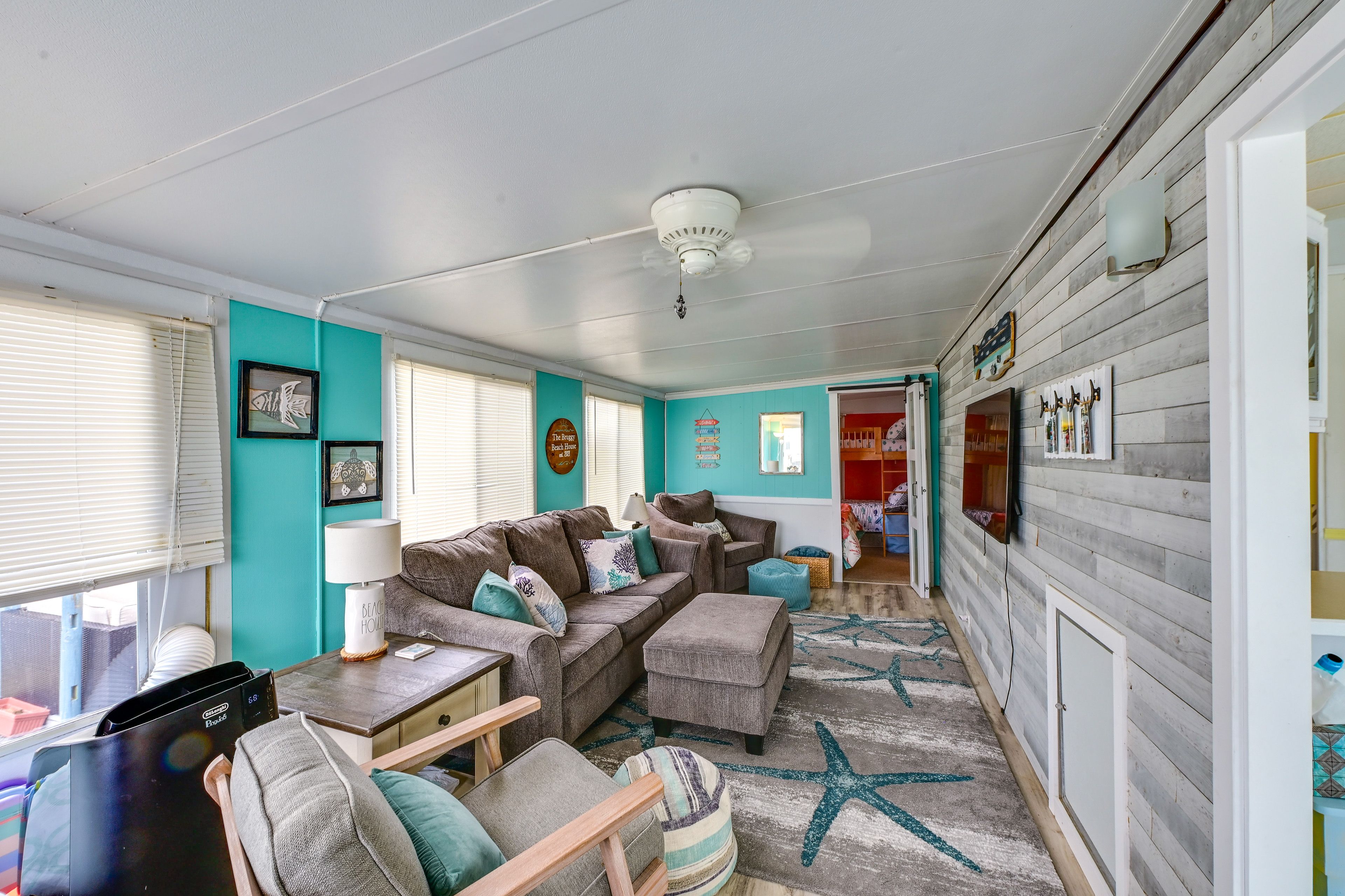 Ocean Pines Vacation Rental | 3BR | 1BA | 900 Sq Ft | 5 Steps to Enter