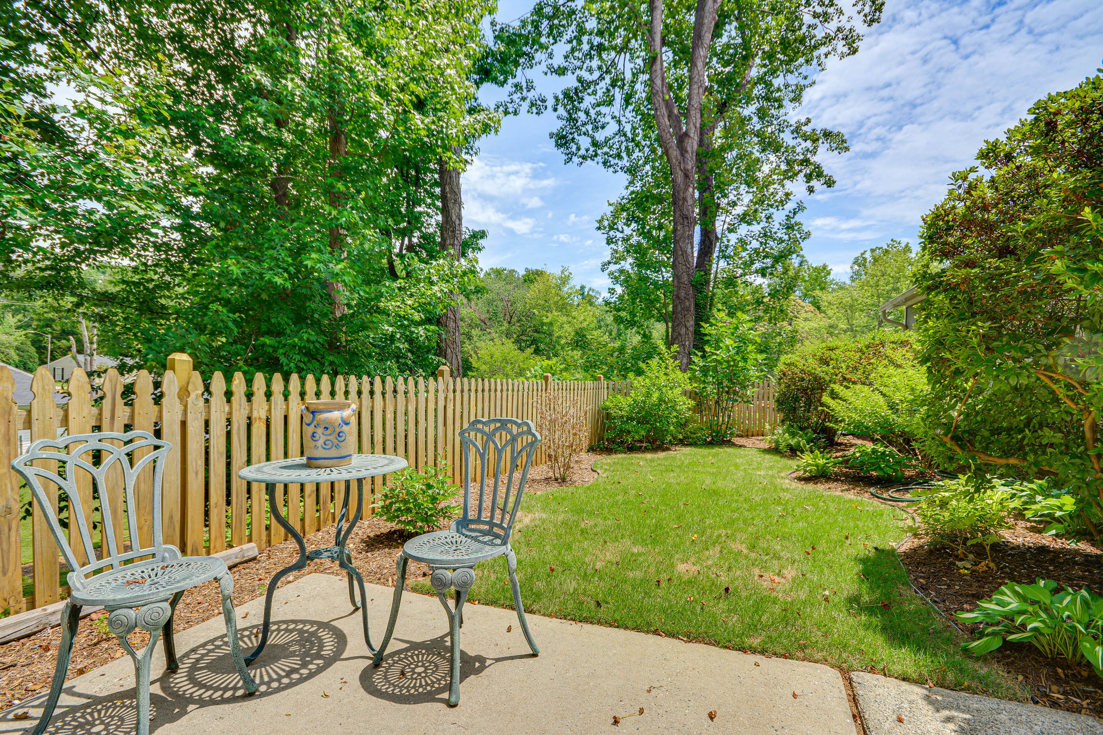 Private Backyard Area