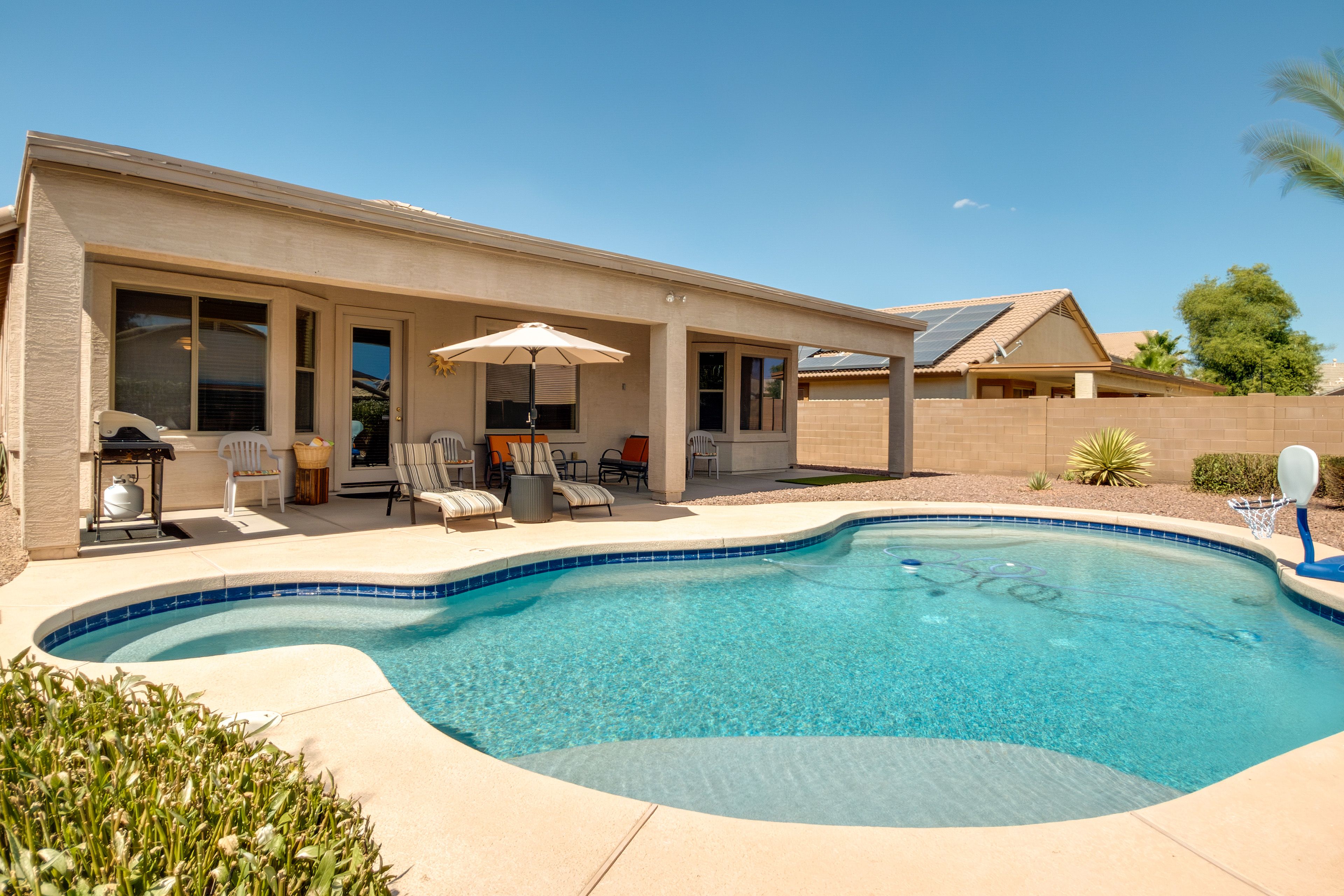 Maricopa Vacation Rental | 3BR | 2BA | 1,854 Sq Ft | 1 Step to Enter