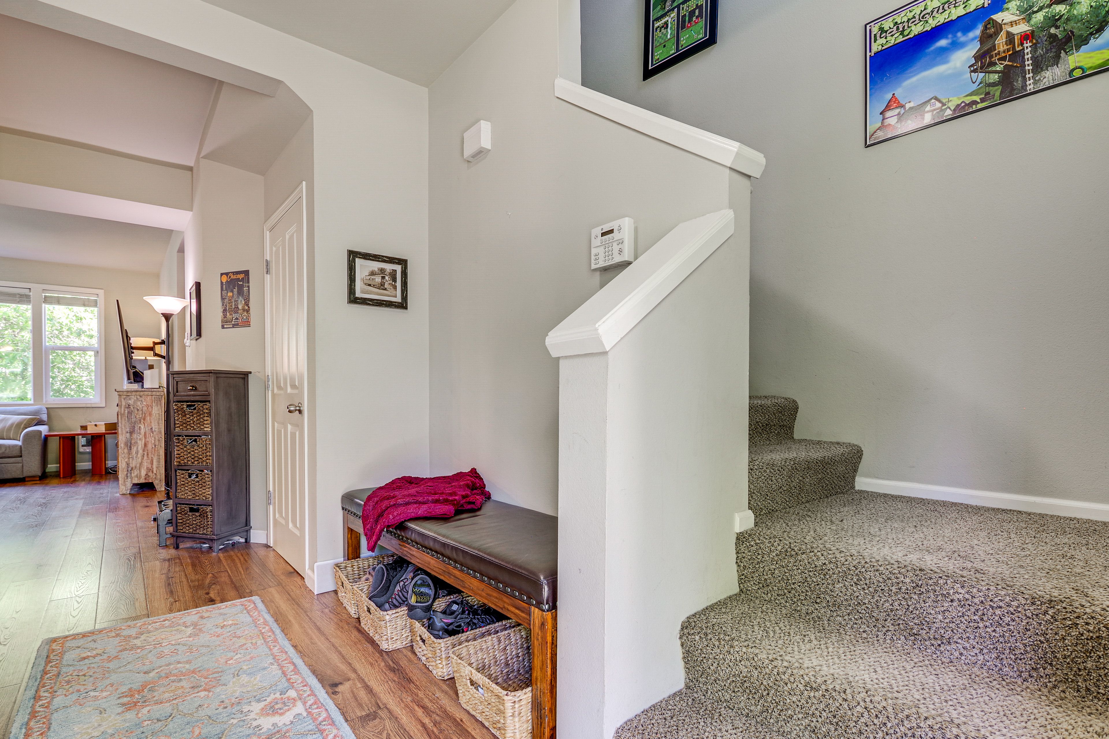 Stairs to Access 2nd Floor