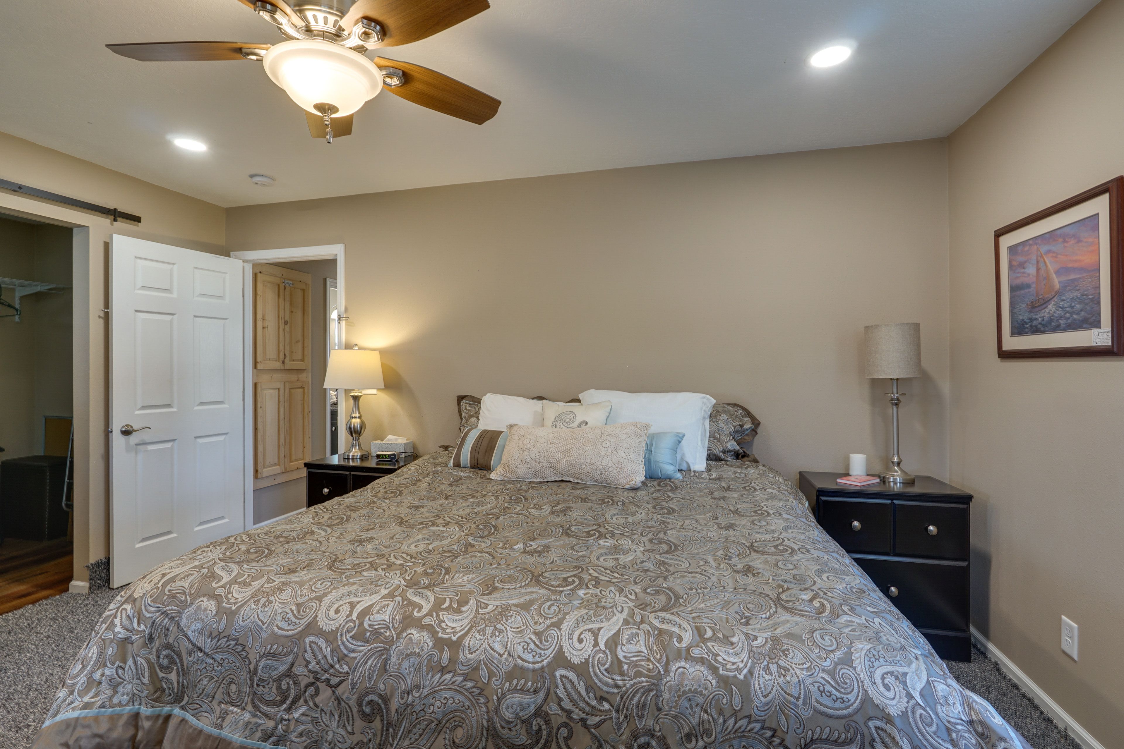 Unit 1 - Peaceful Retreat | Bedroom 1 | King Bed