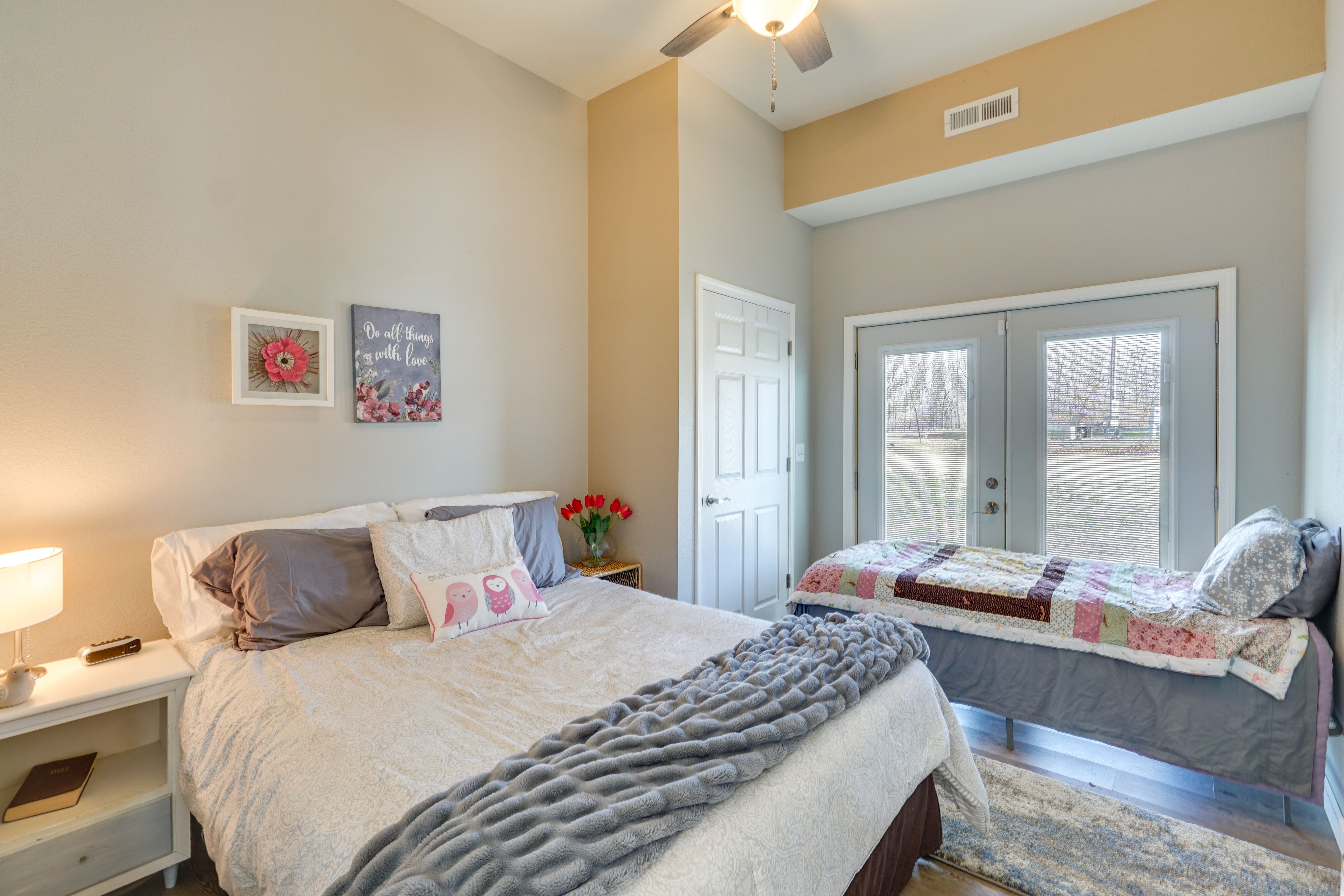 Unit 2 - Kelly's House | Bedroom 4 | Queen Bed | Twin Bed