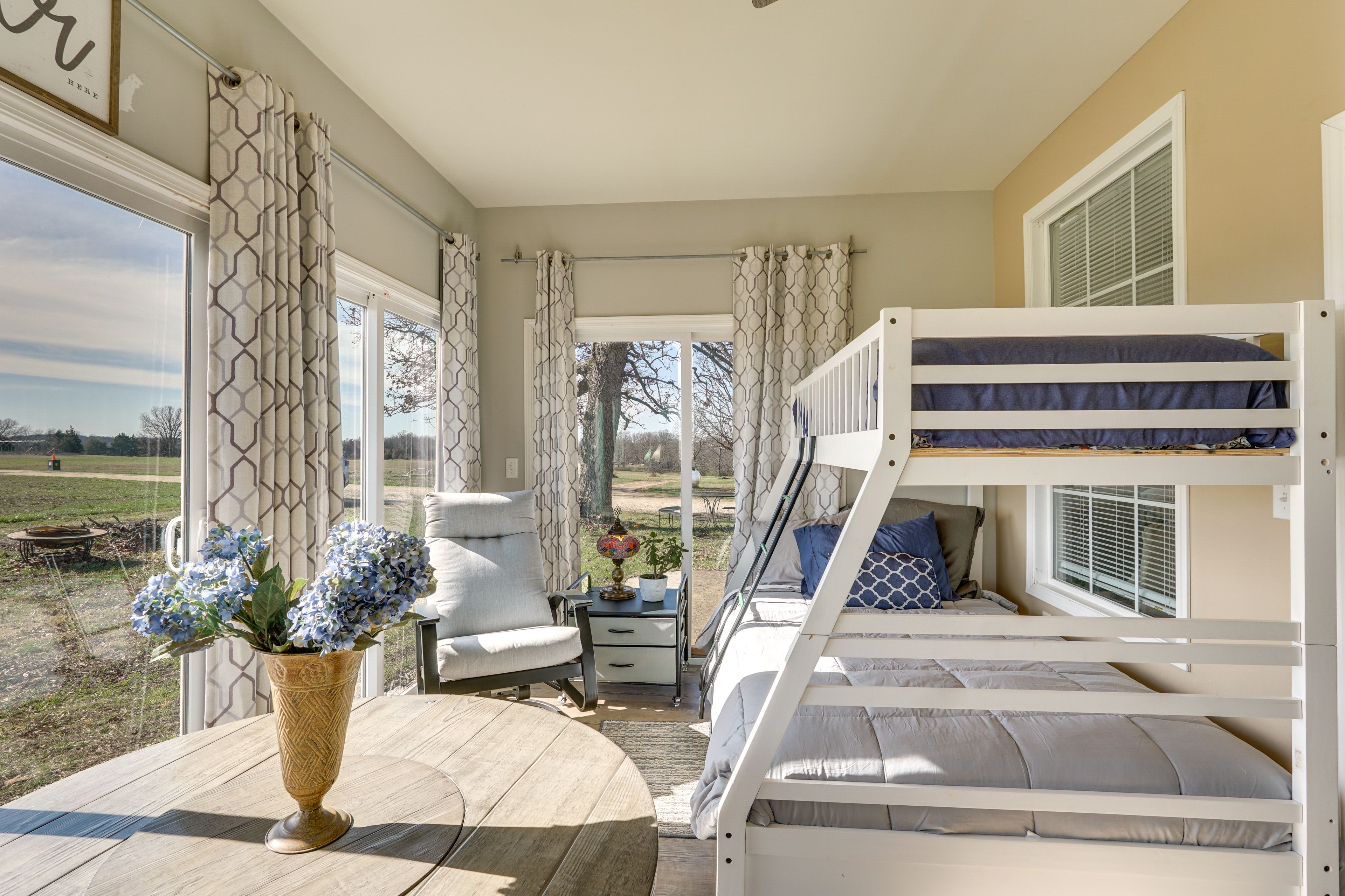 Unit 4 - King Suite | Bedroom 8 | Twin/Full Bunk Bed