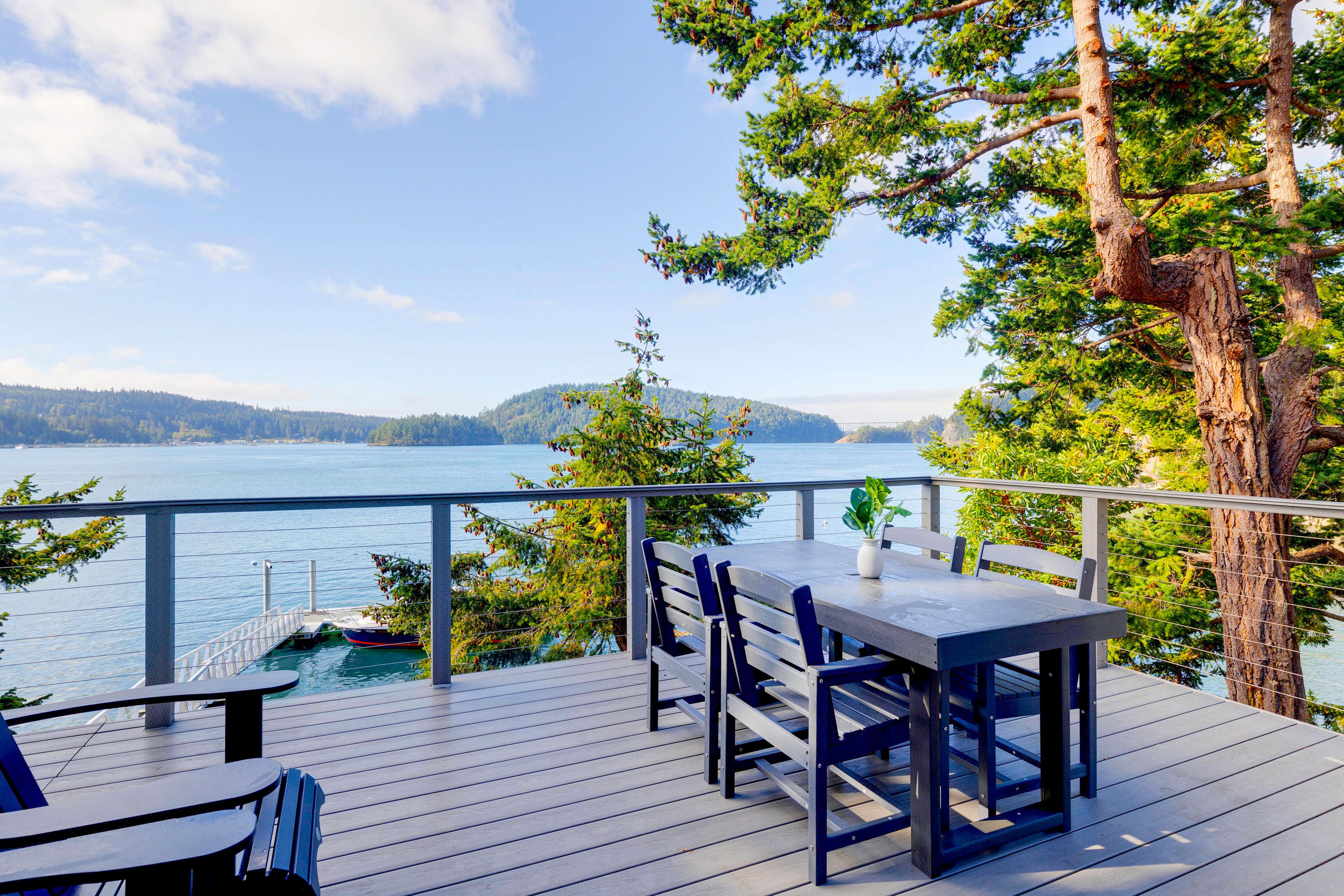 Incredible Views (Please note: The gangway and floating dock are not available)