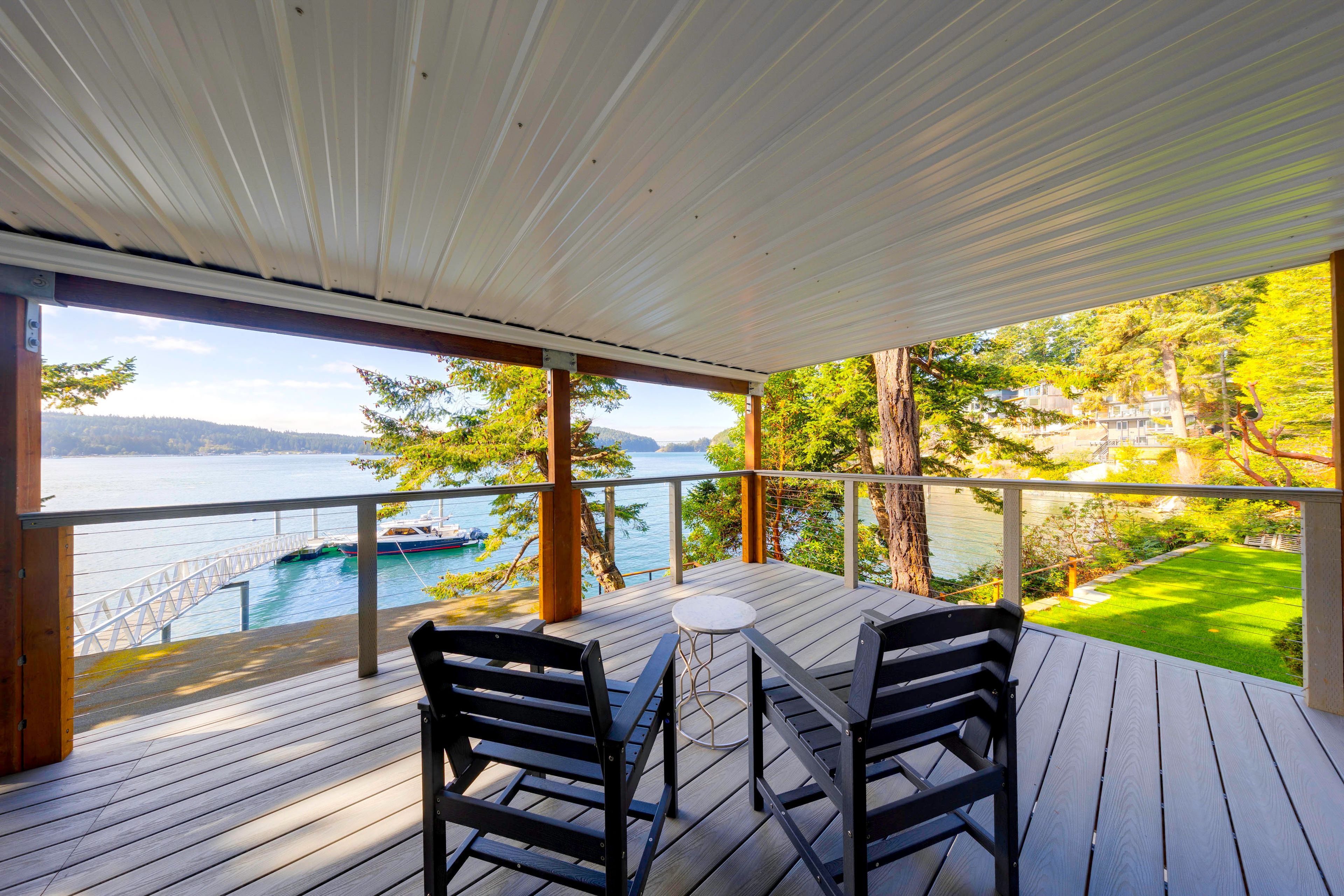 Furnished Decks (Please note: The gangway and floating dock are not available)