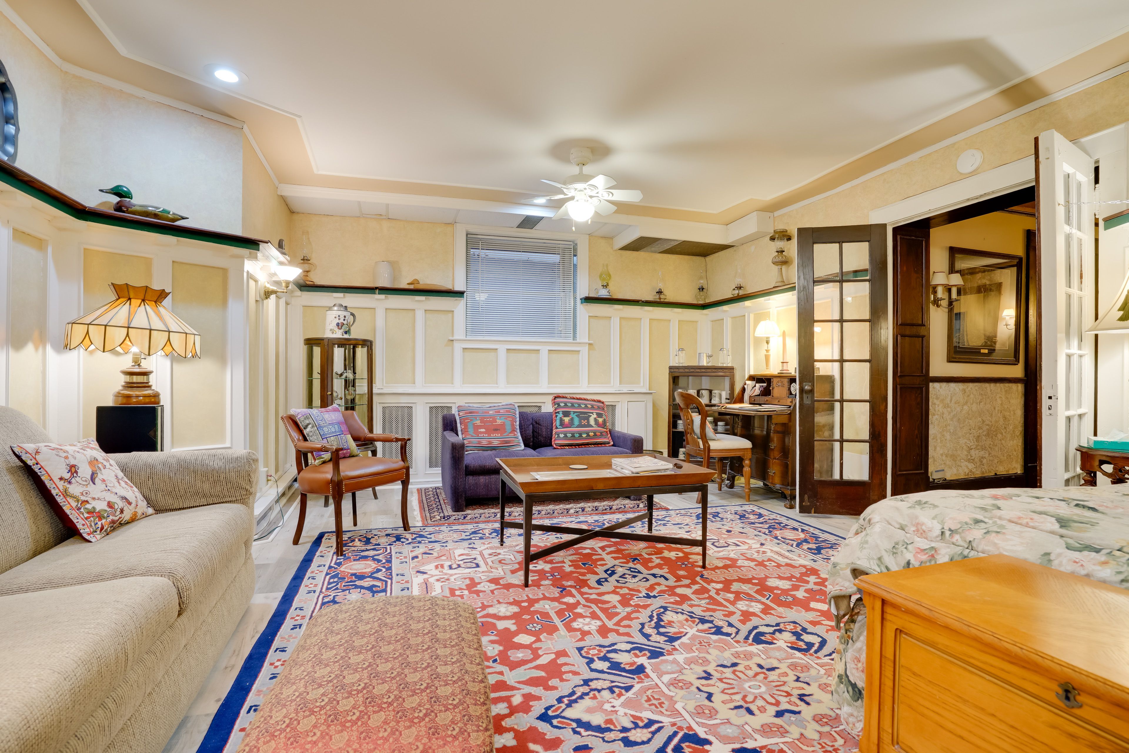 Bedroom 1 | Queen Bed | Queen Sleeper Sofa | 1st Floor