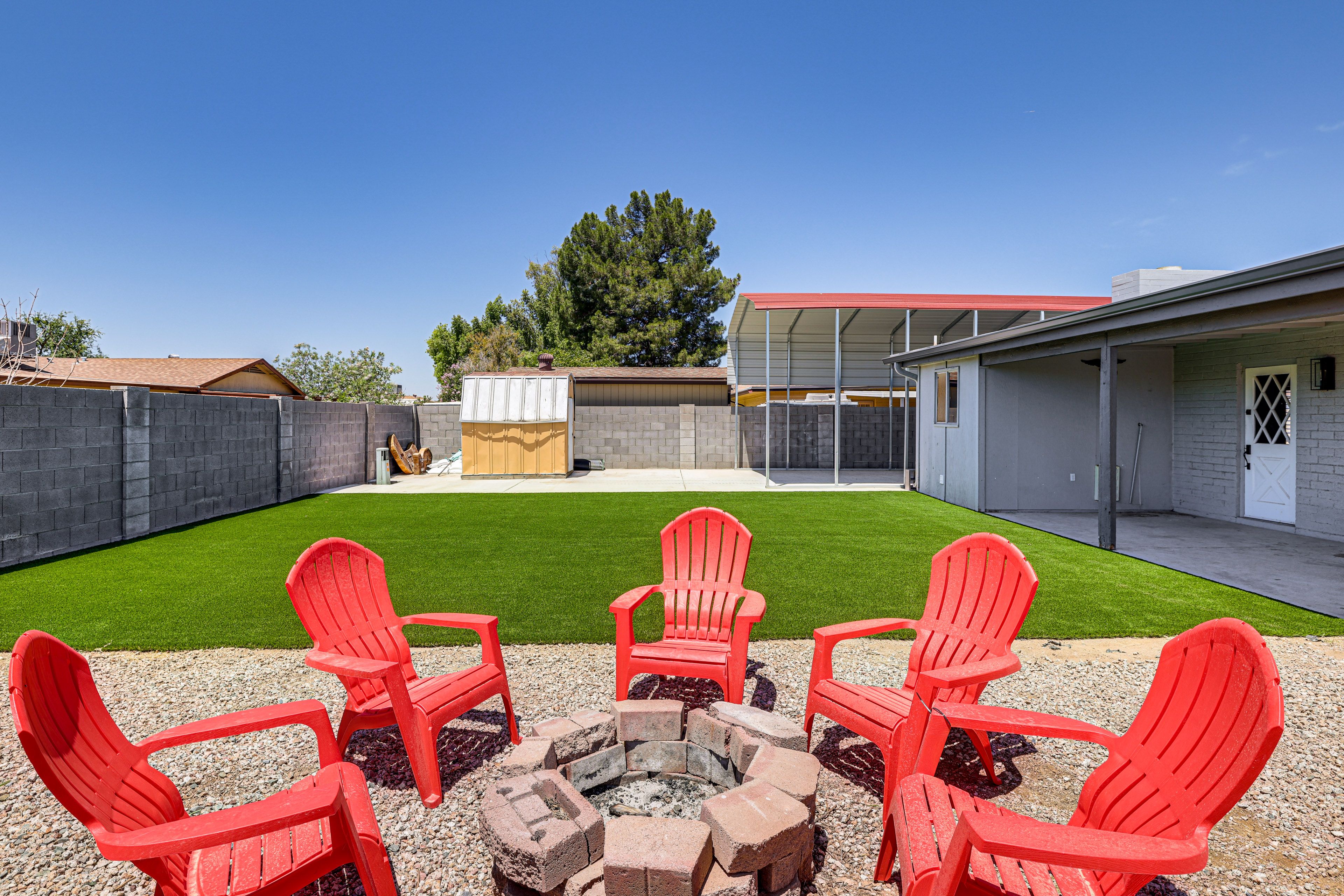 Private Backyard Area