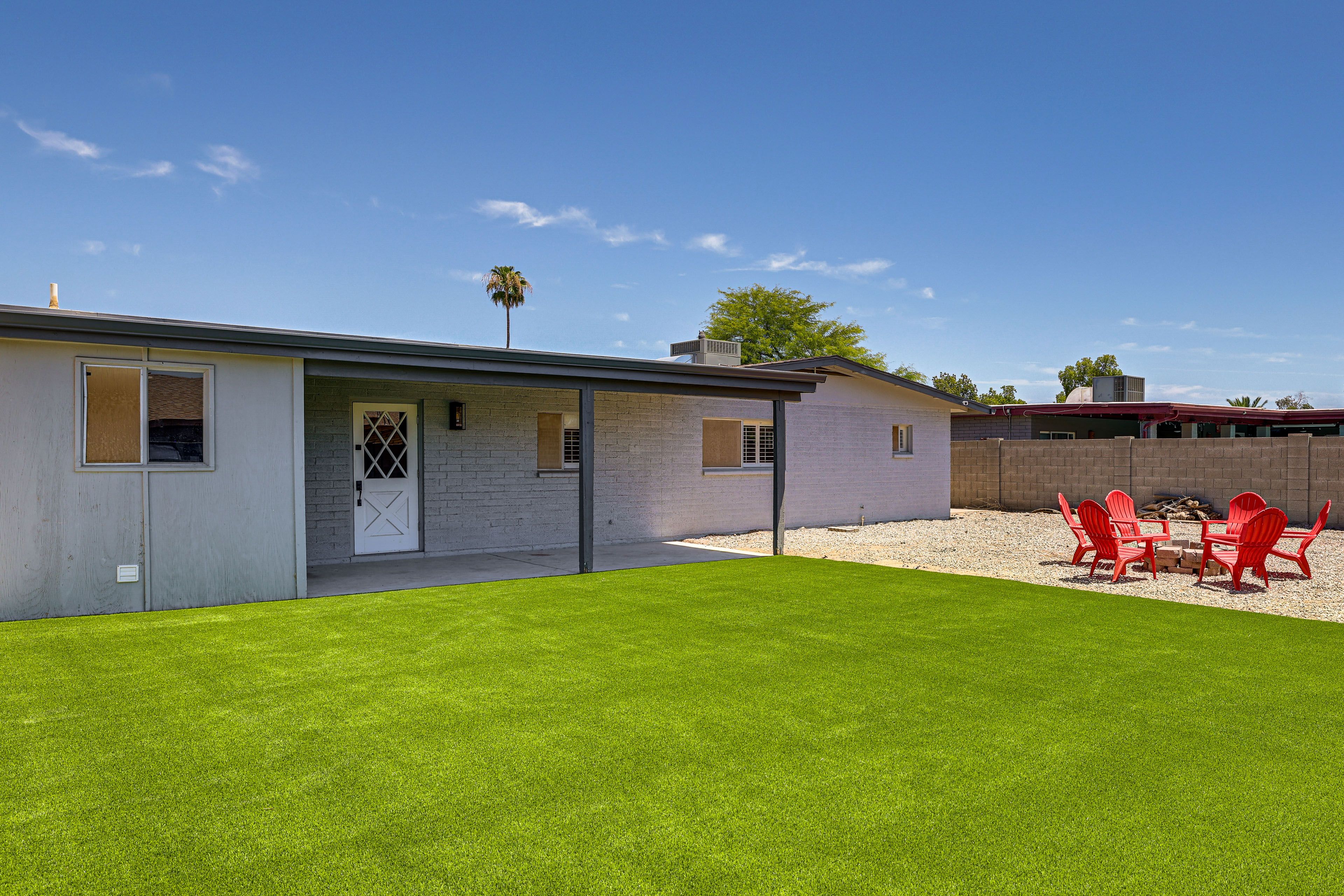 Private Backyard Area