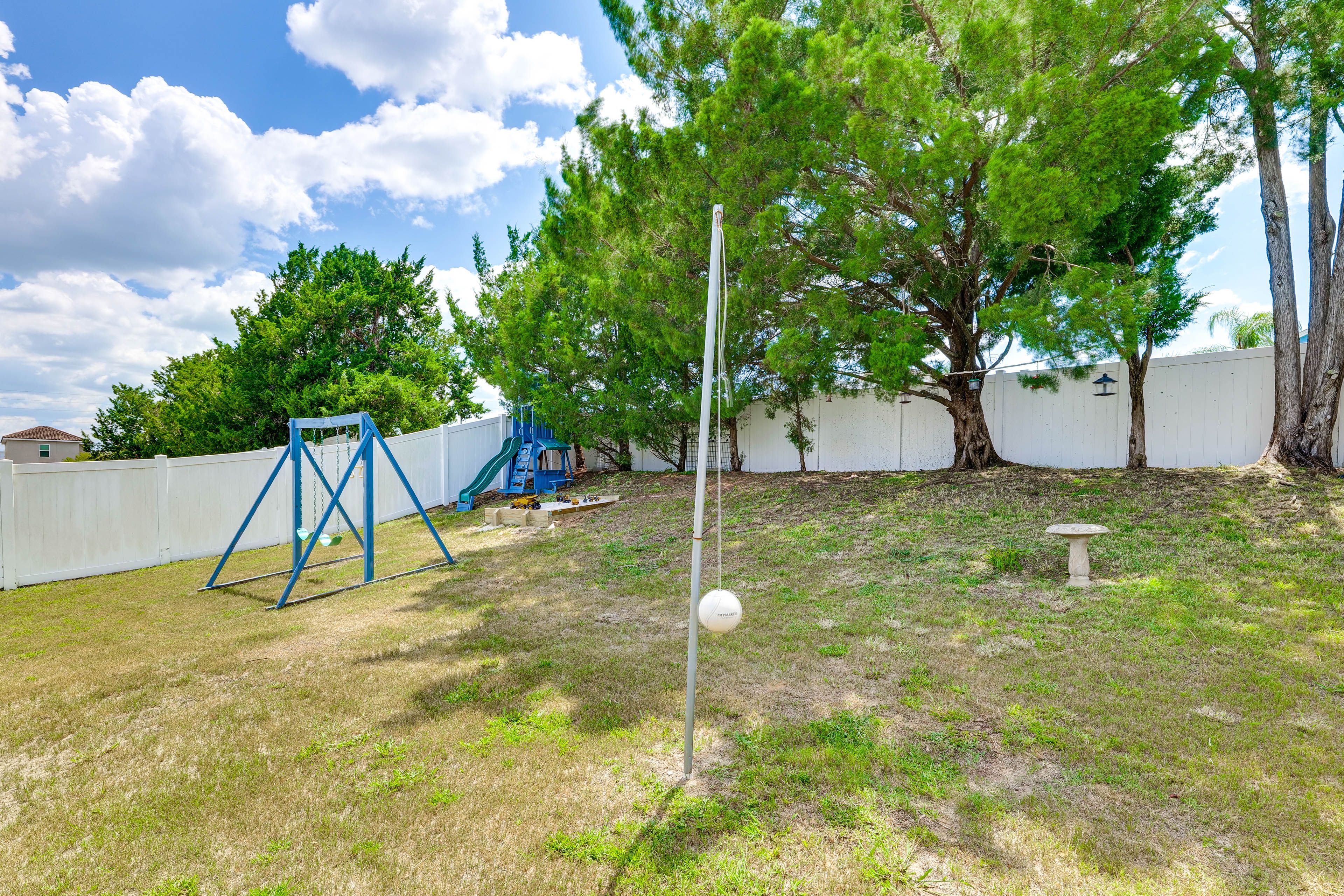 Fenced Backyard