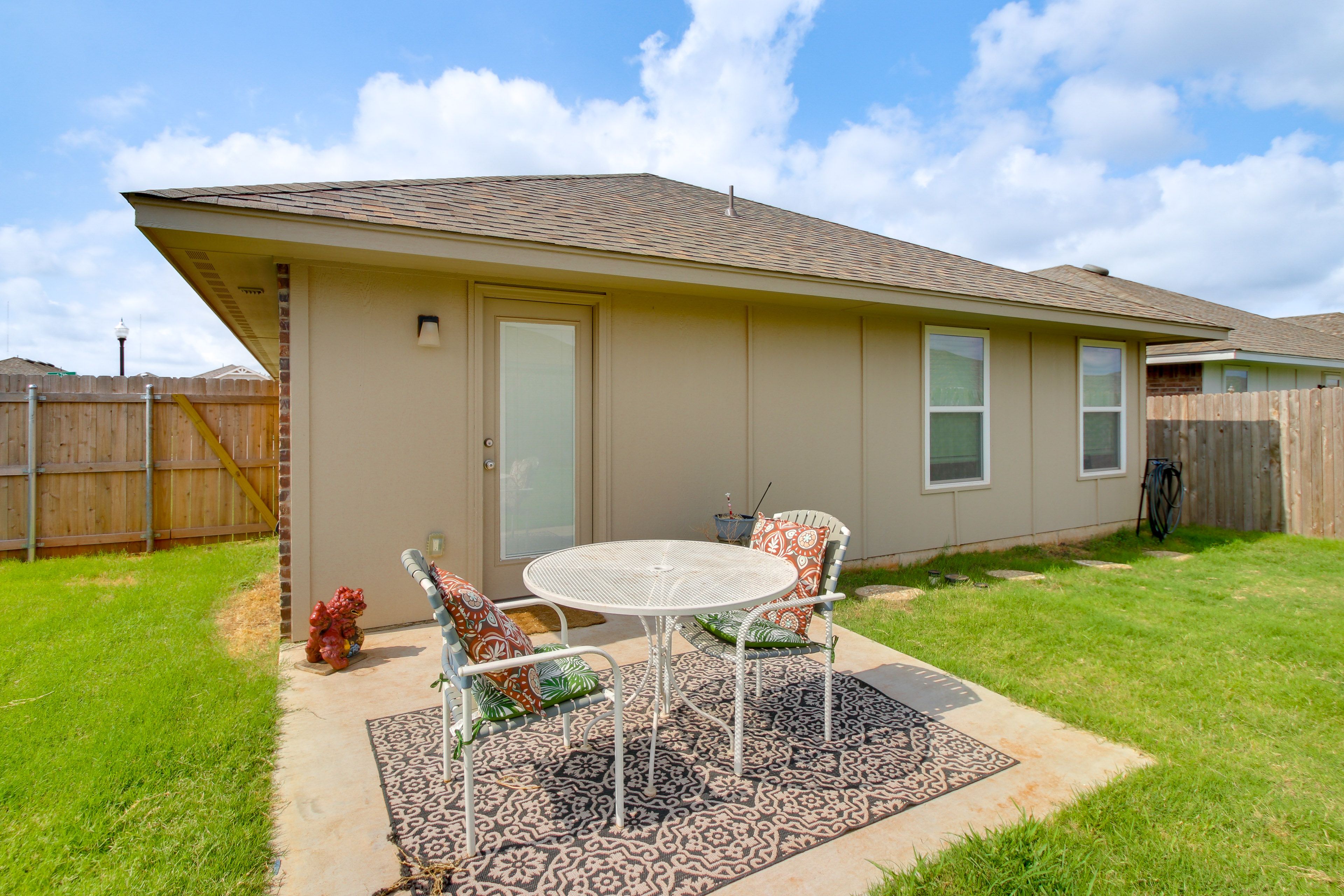 Patio w/ Seating | Fenced-In Yard