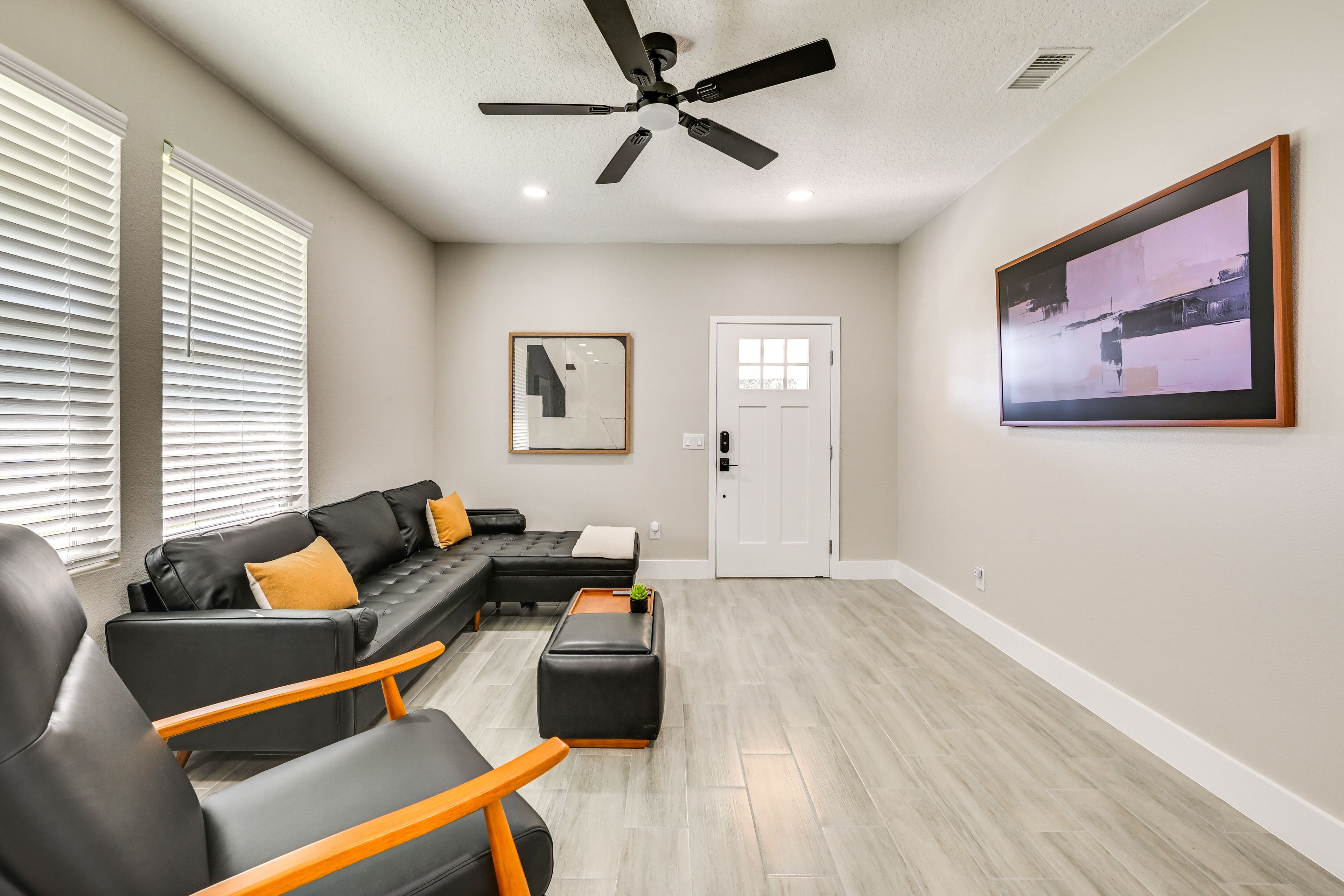 Living Room (Main Home) | Central Heating & A/C