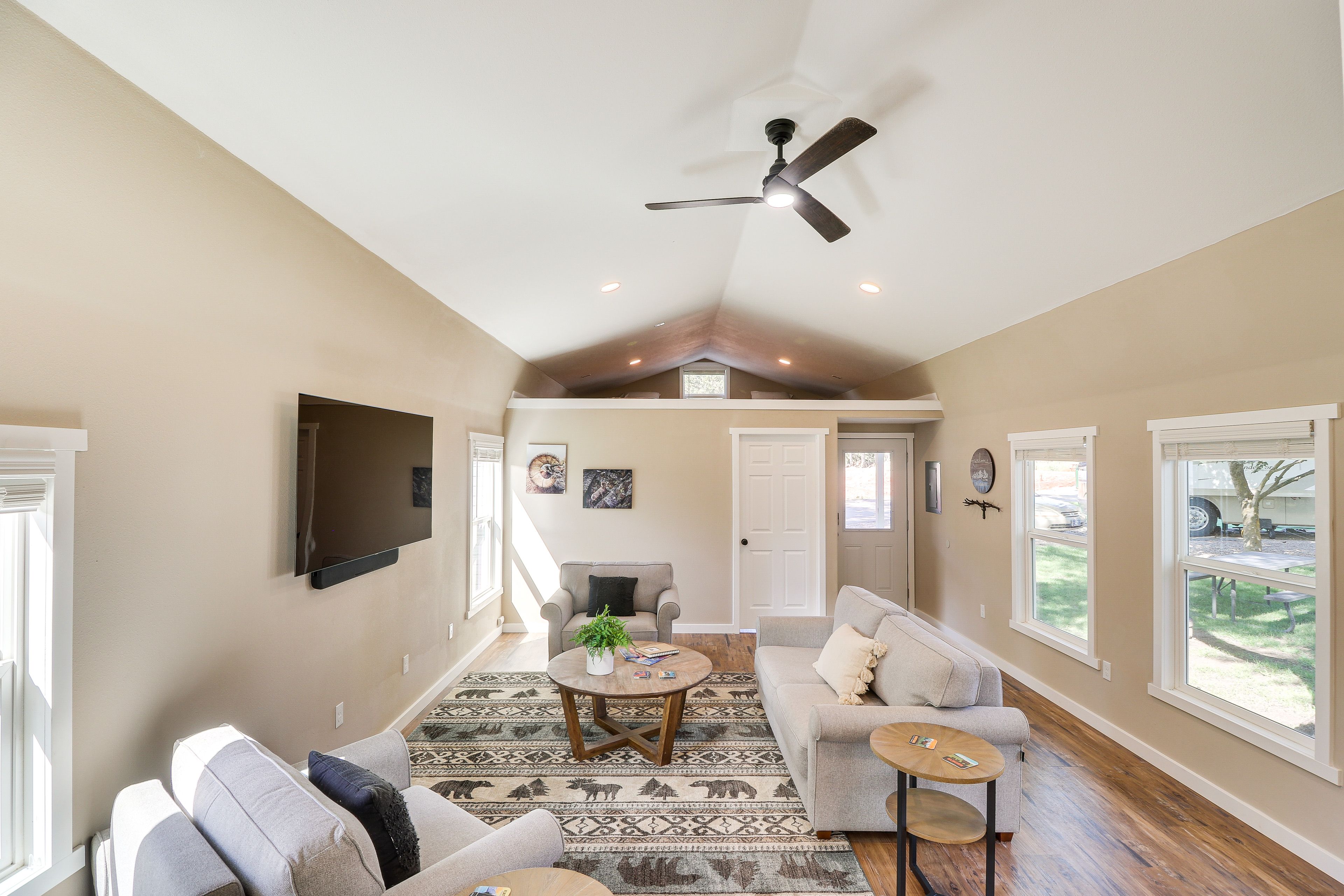 Cabin 3 | Living Room | Queen Sleeper Sofa