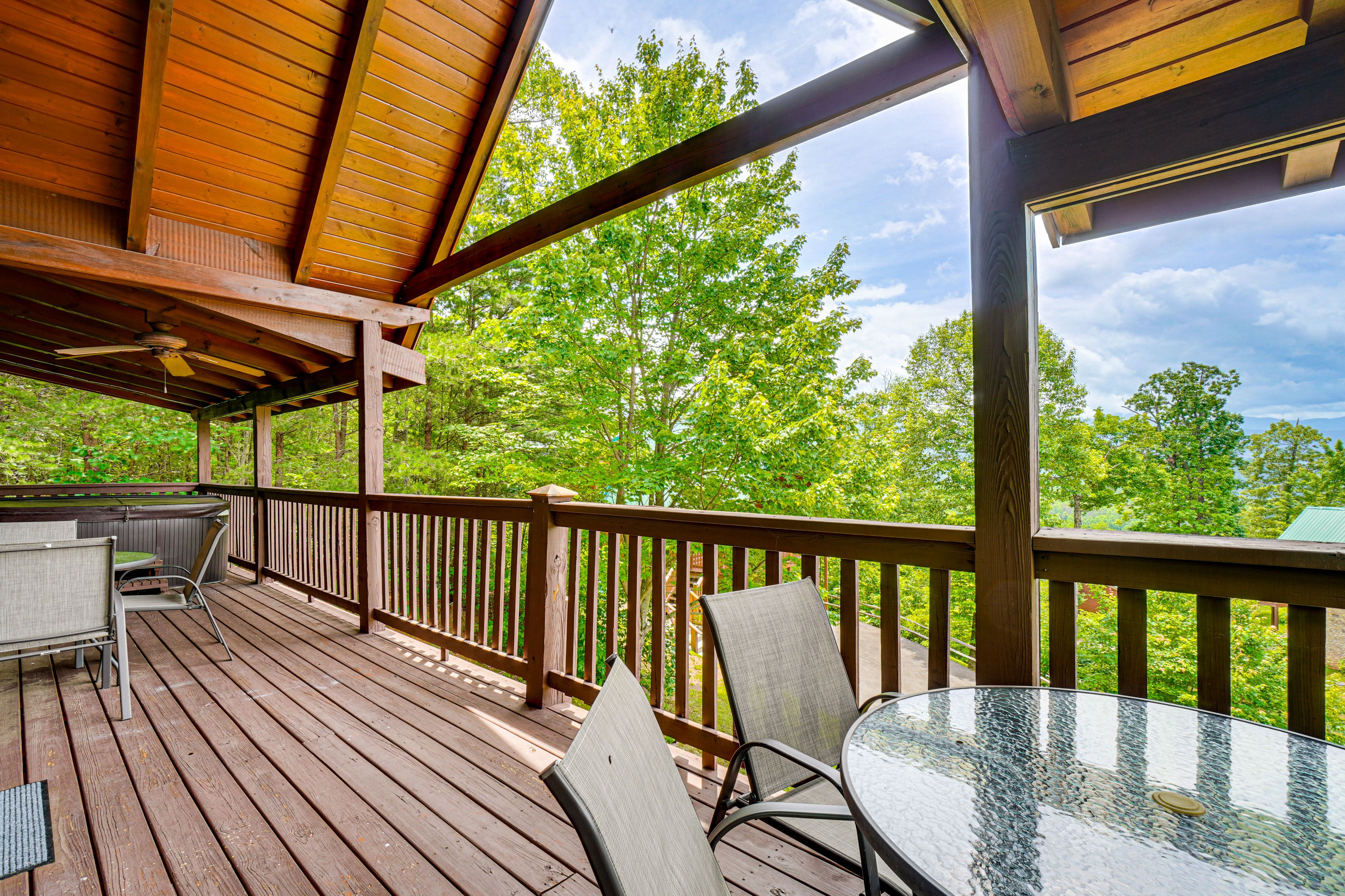 Furnished Decks | Private Hot Tub | Mountain Views