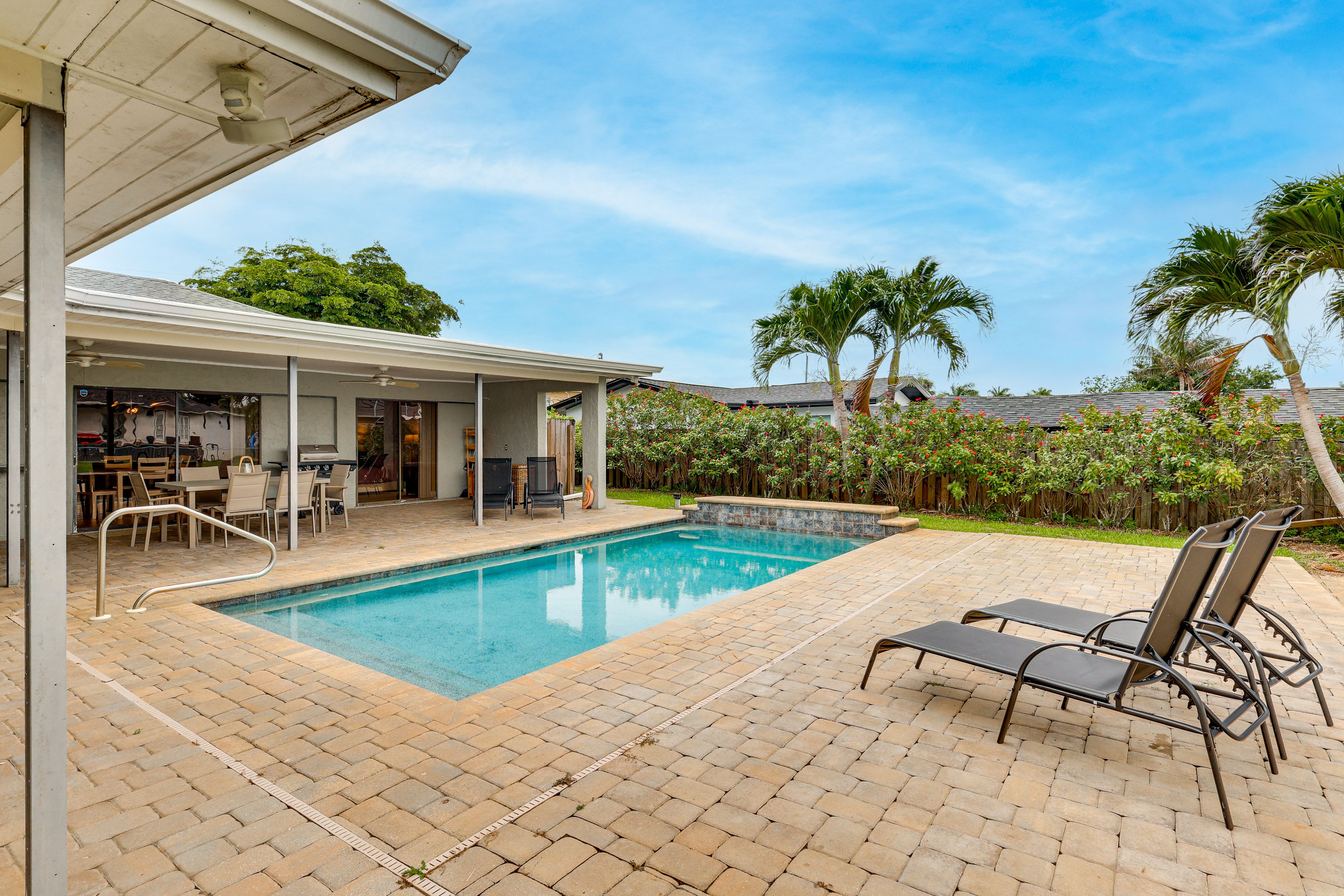 North Fort Myers Vacation Rental | 3BR | 2BA | 2,200 Sq Ft | 1 Step for Access