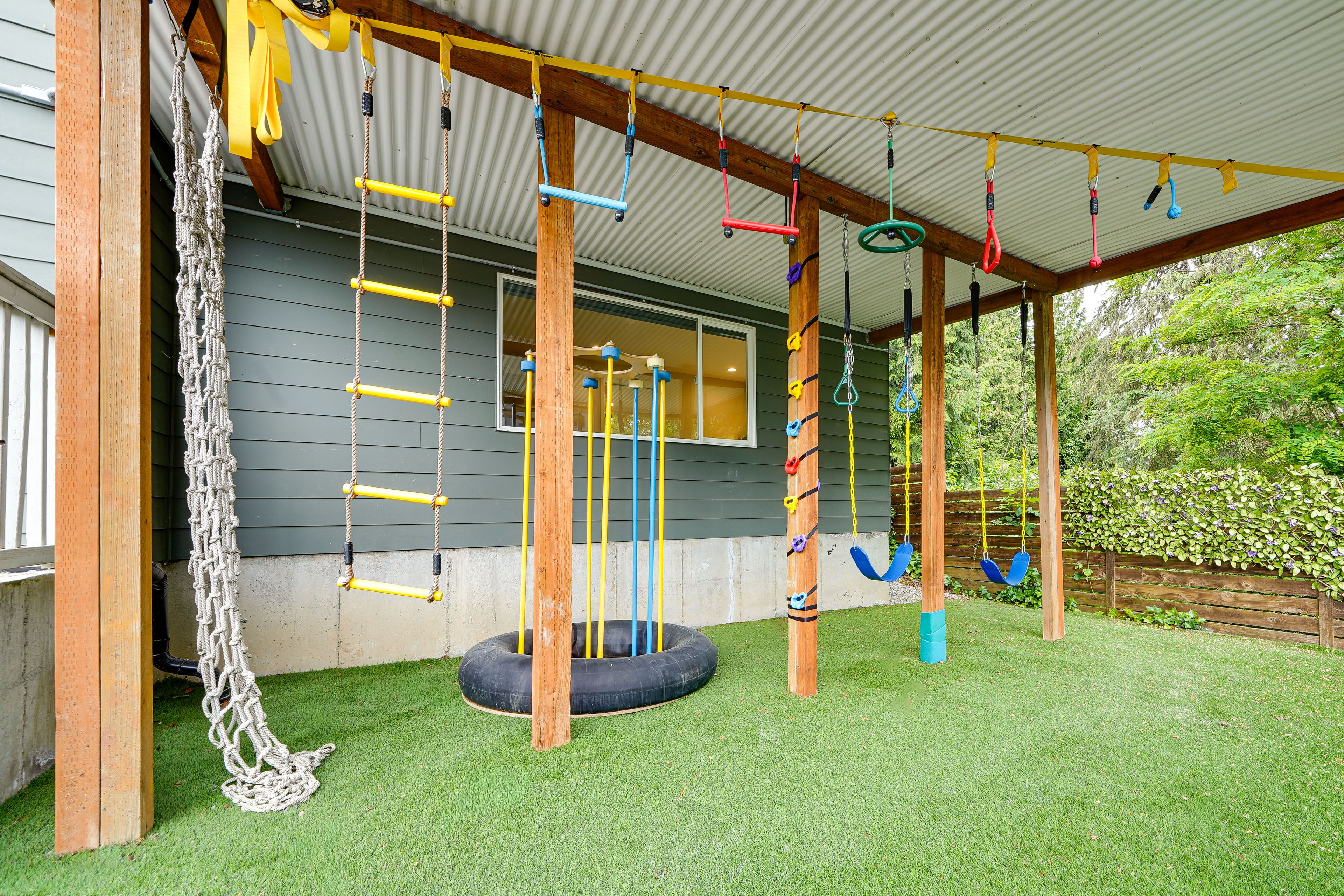 Covered Play Area for Kids