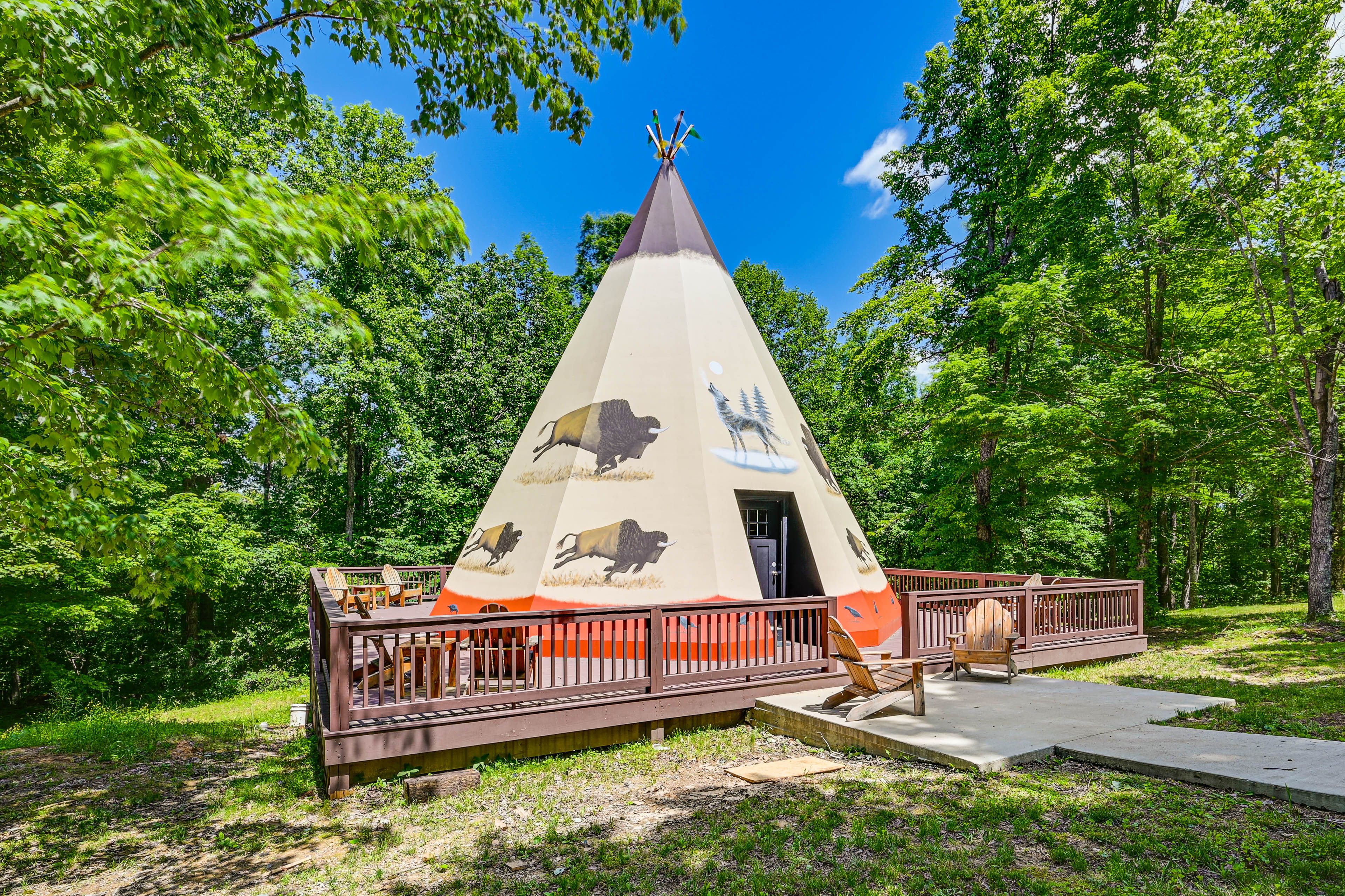Teepee Exterior
