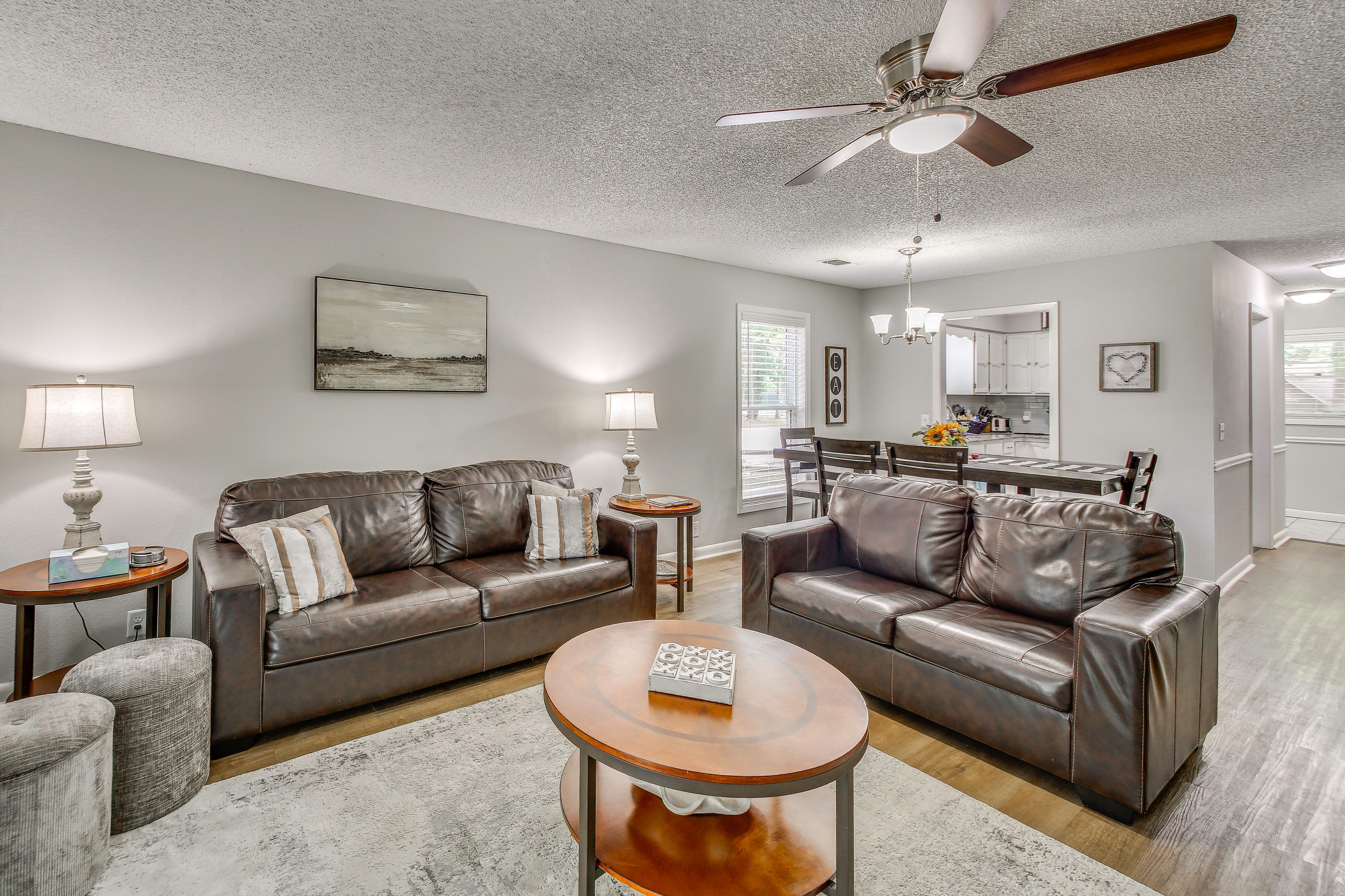 Living Room & Dining Area