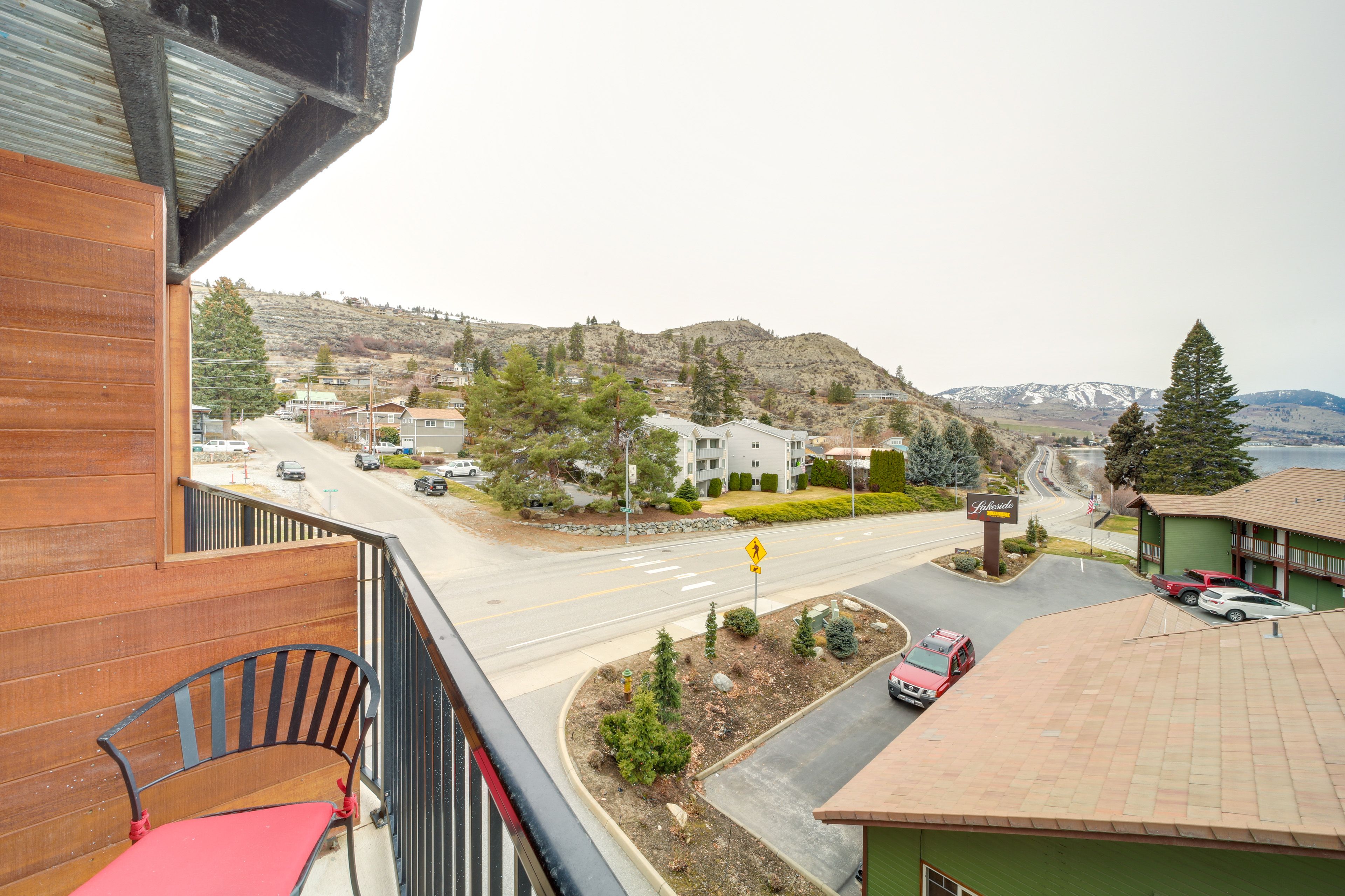 Unit 1 | Private Balcony w/ Mountain & Lake View