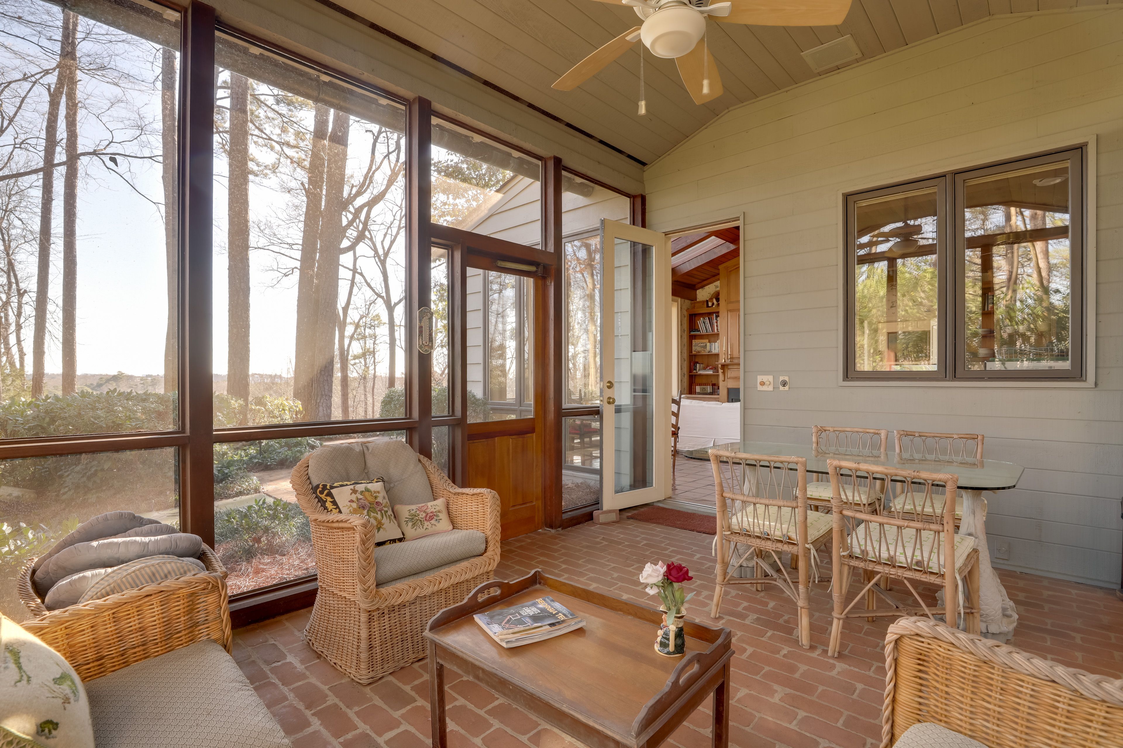 Screened-In Porch | 1st Floor | Access via Interior