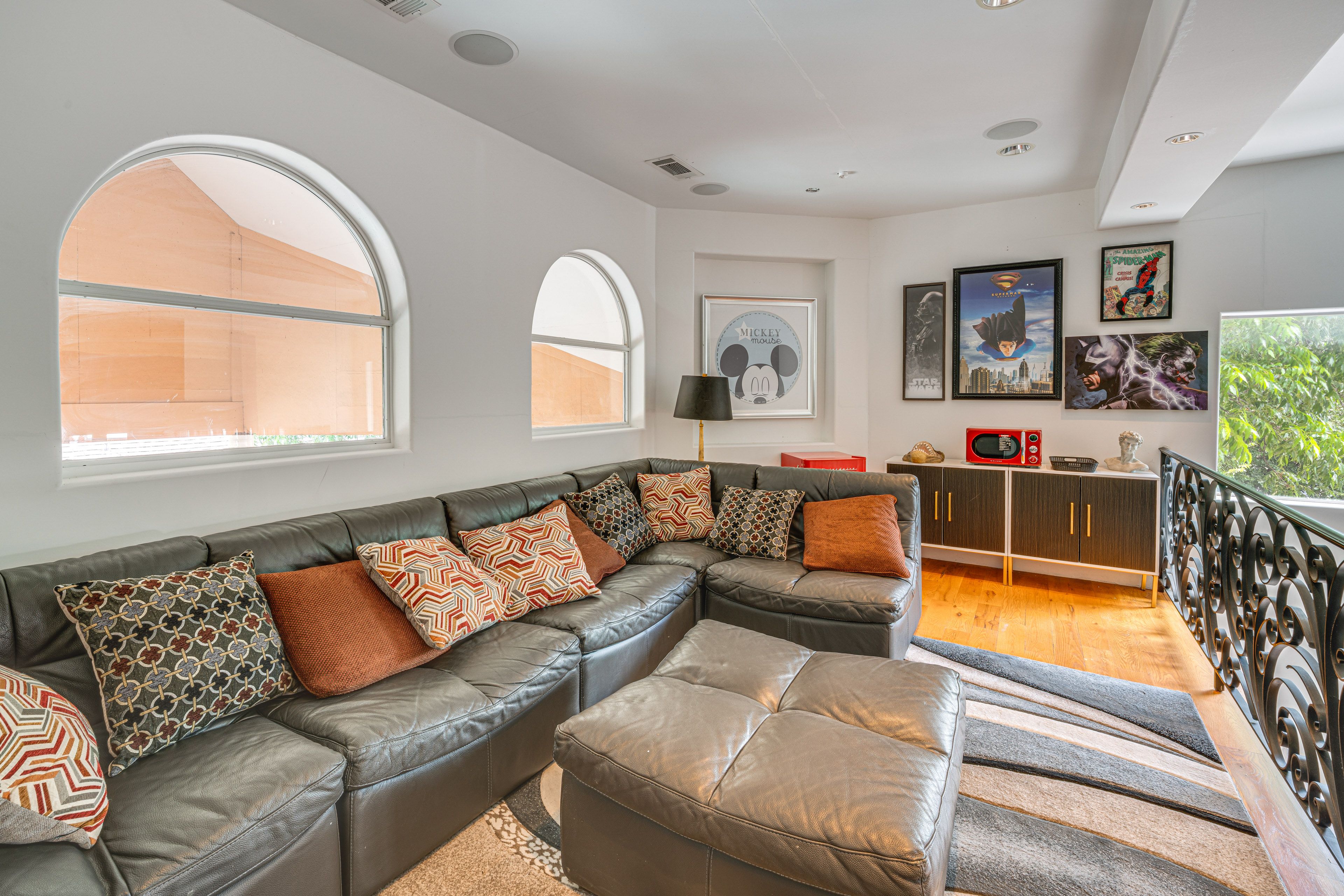 Lofted Sitting Area