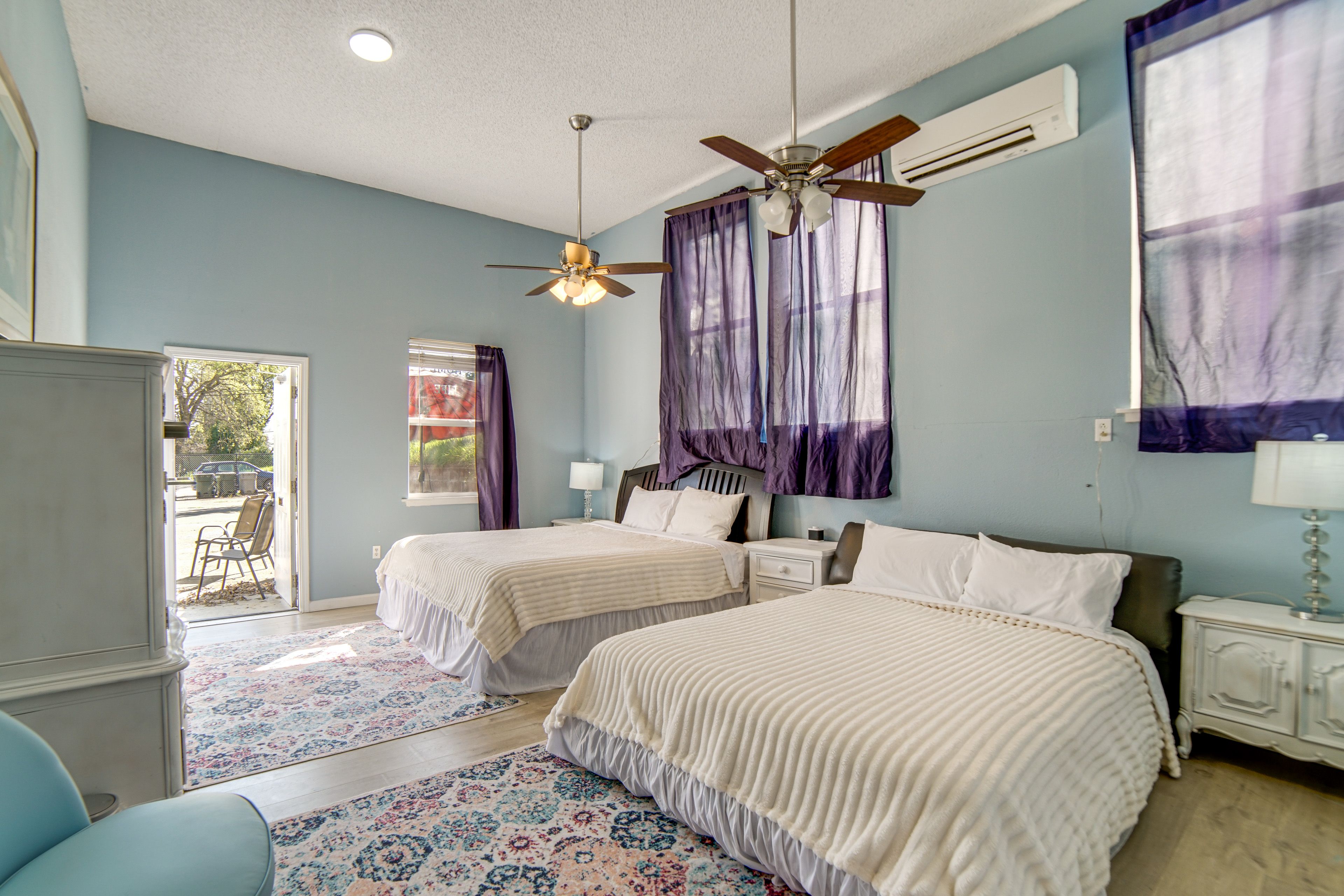 Unit A | Bedroom 1 | 2 Queen Beds | Main Level