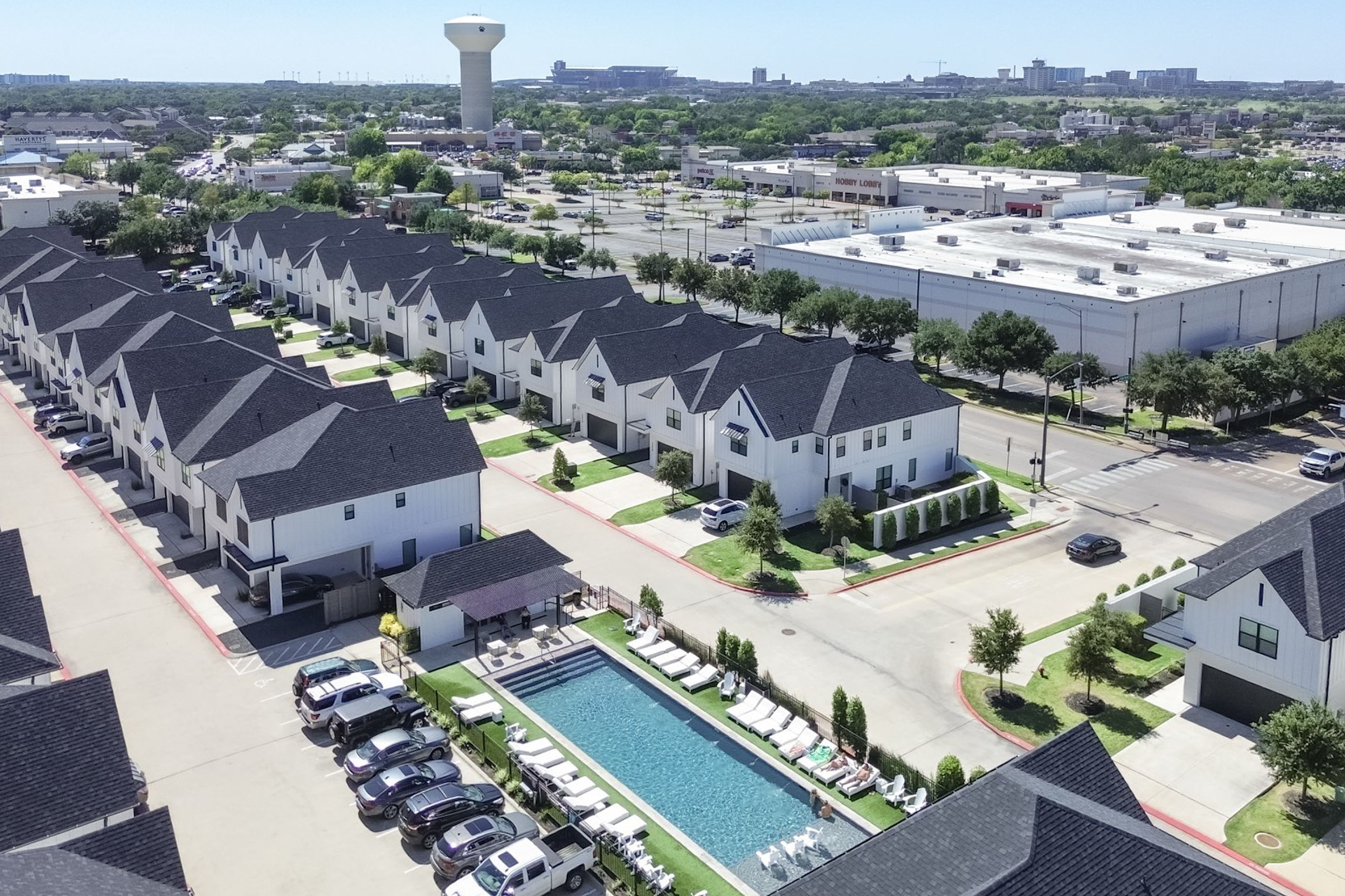 Aerial View of Property
