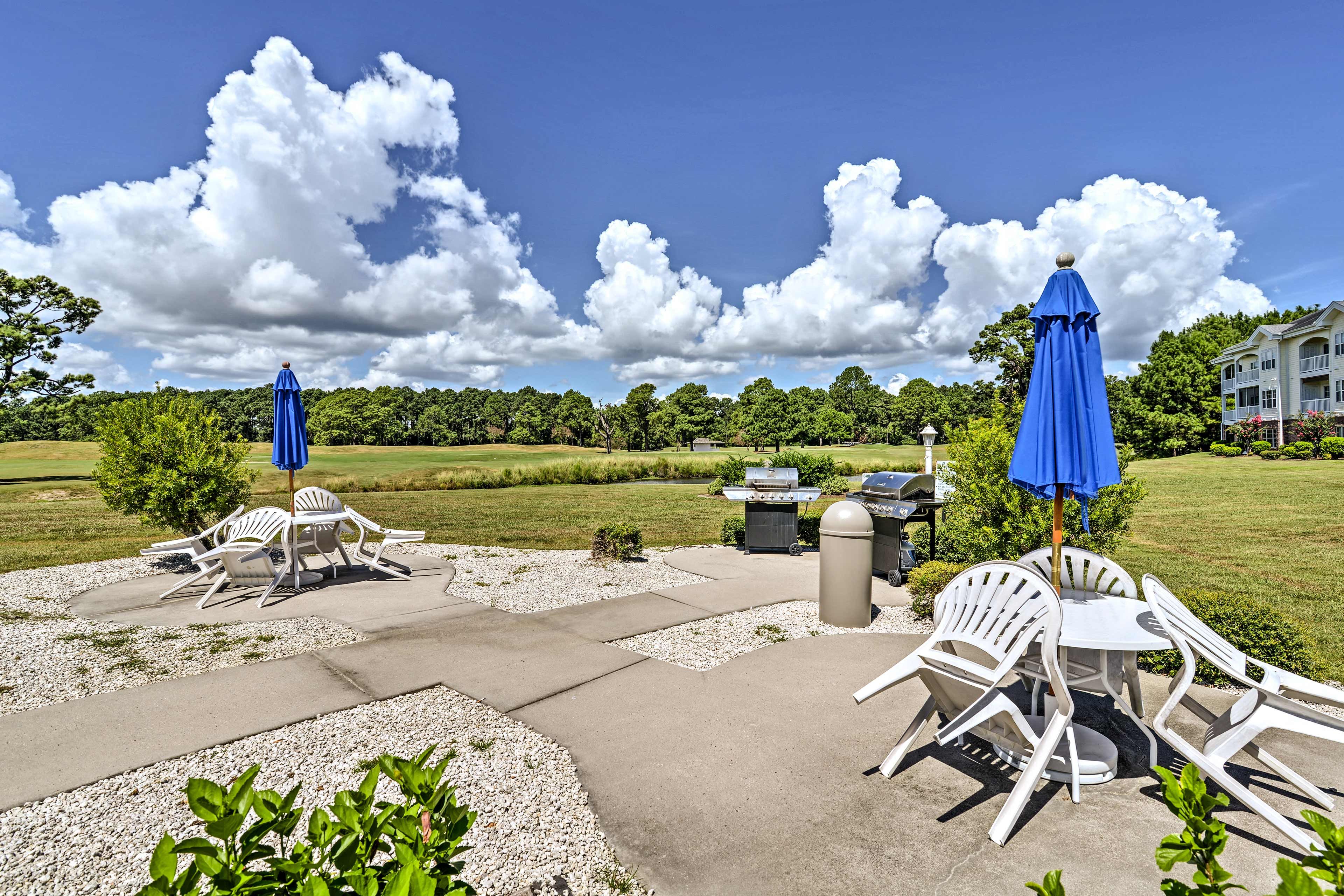 Community Grill Area