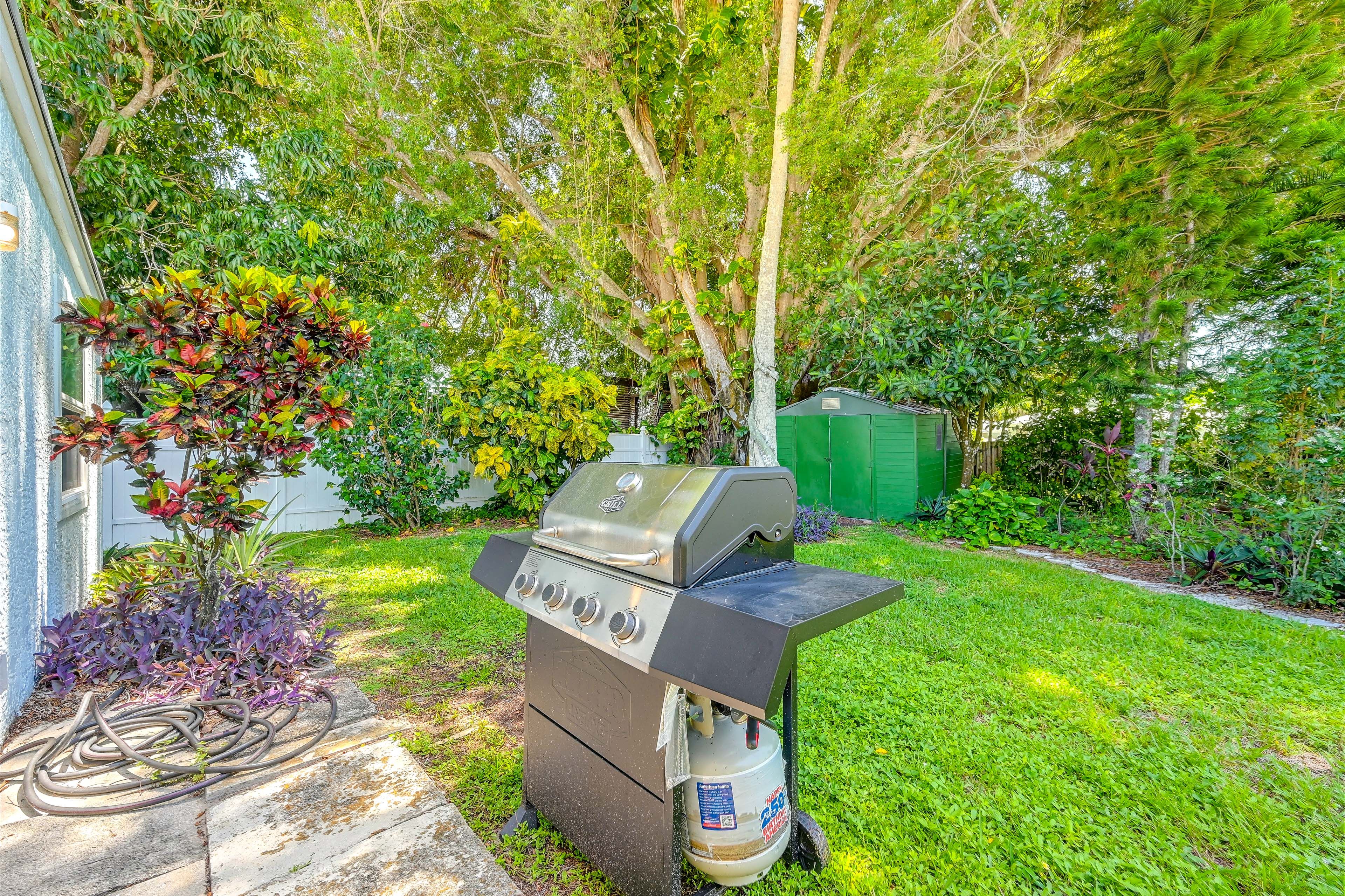 Private Backyard Area