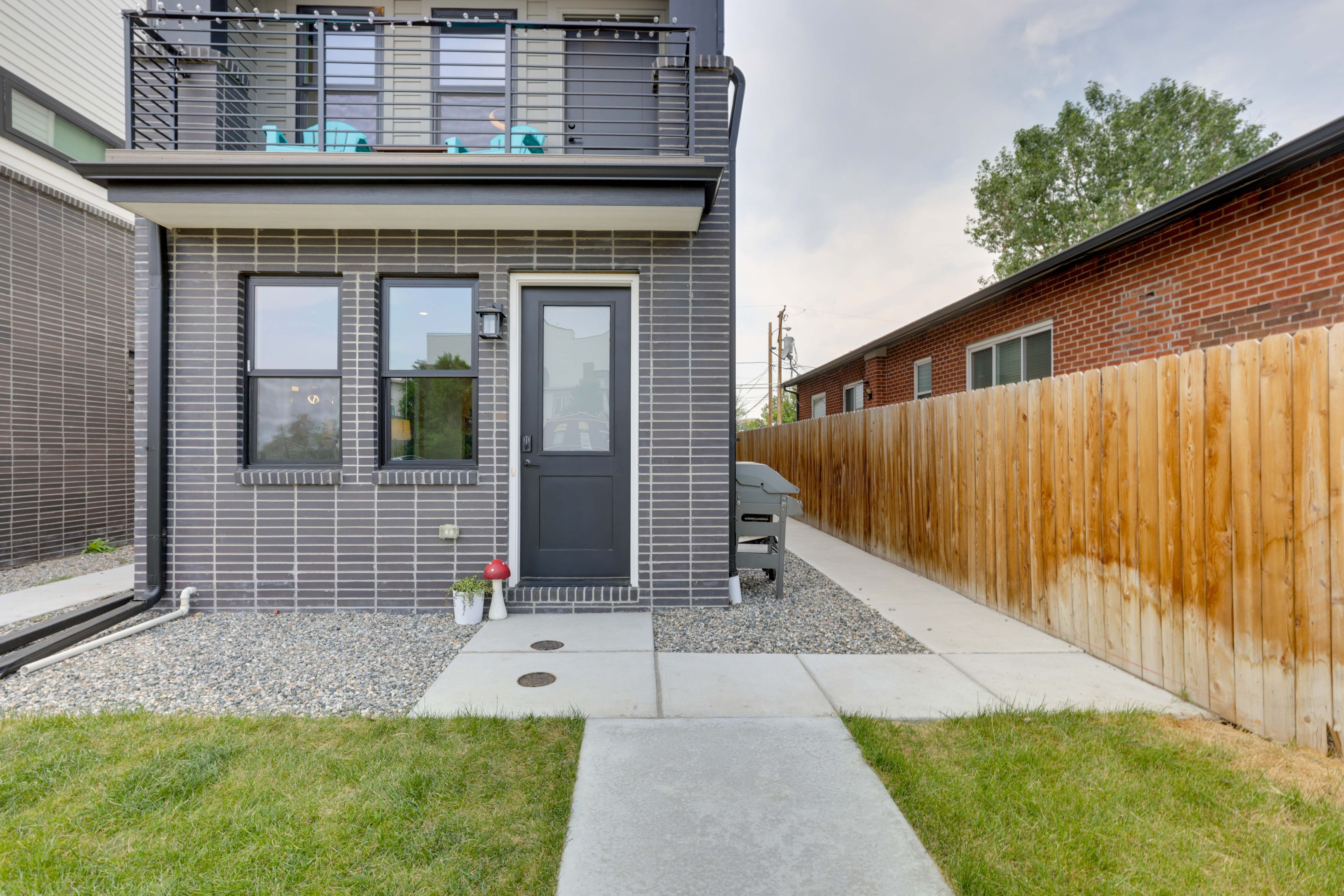 Exterior | 3-Story Townhome | Shared Yard
