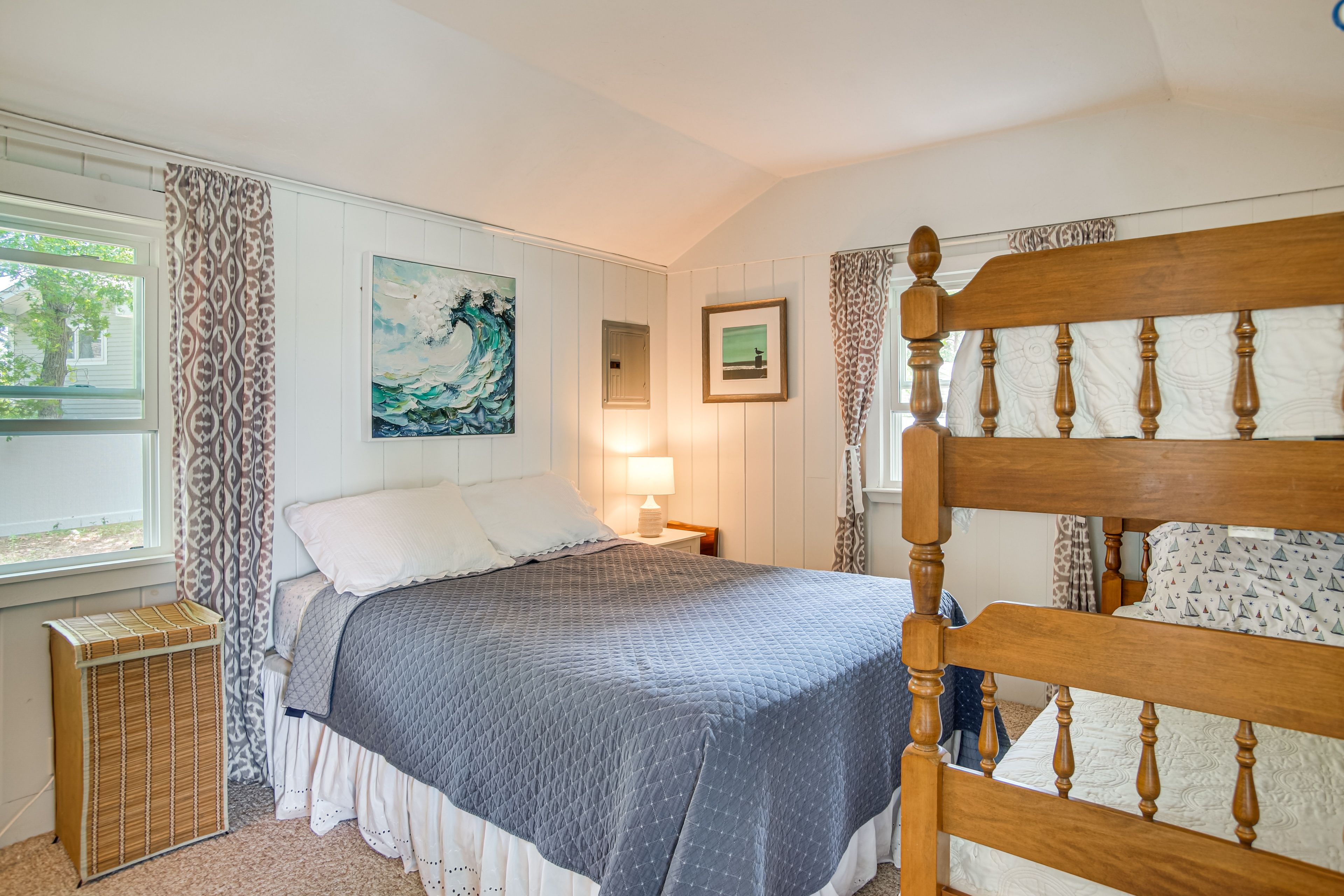 Bedroom 1 | Queen Bed | Twin Bunk Bed