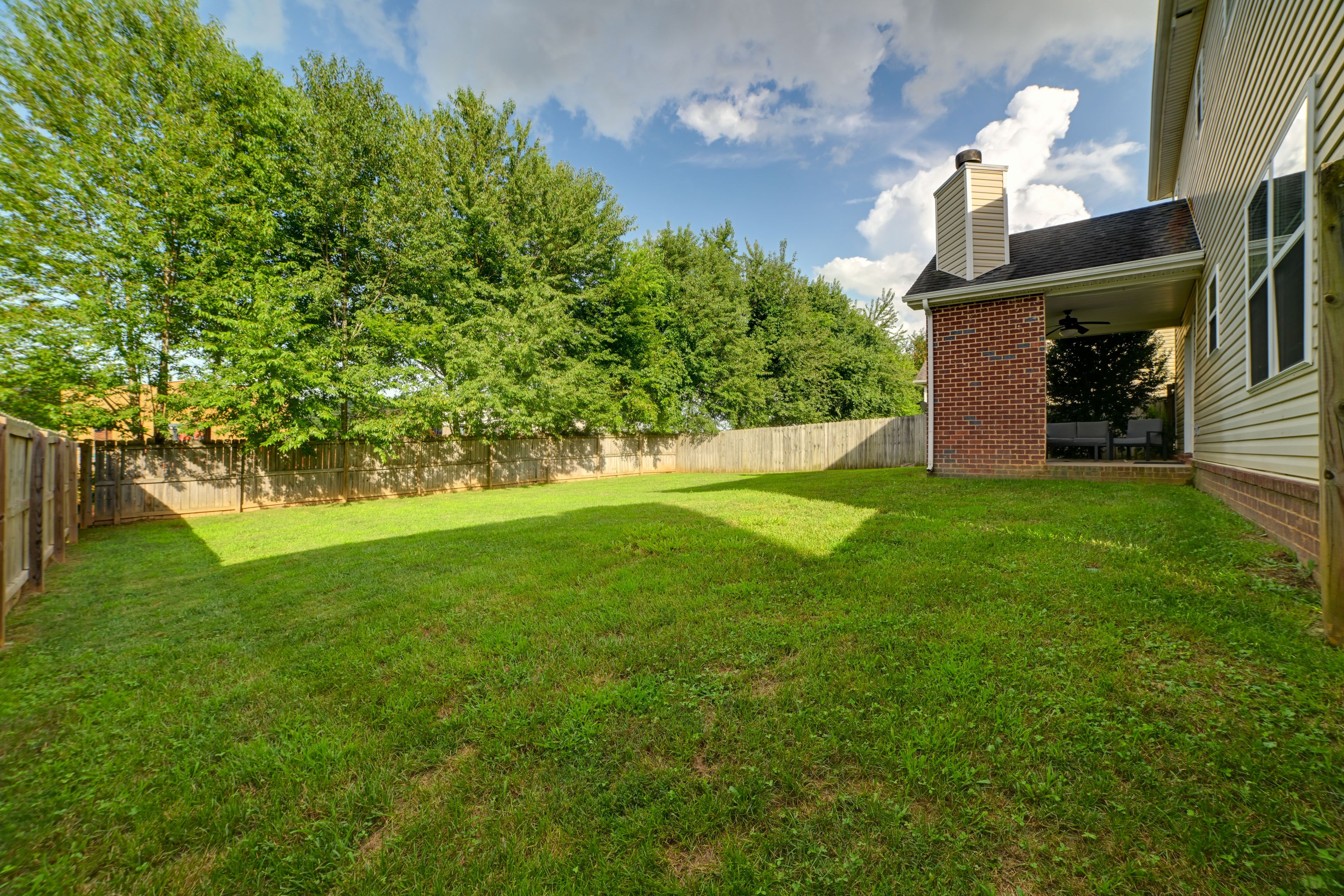 Fenced Backyard
