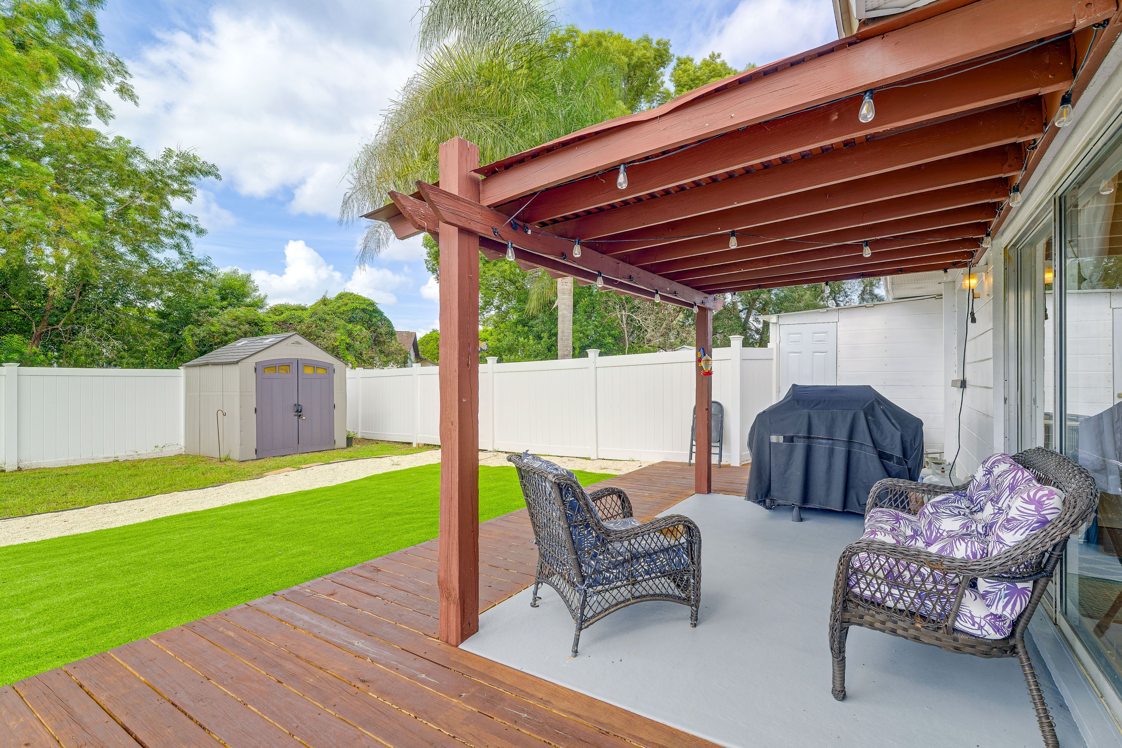 Private Backyard
