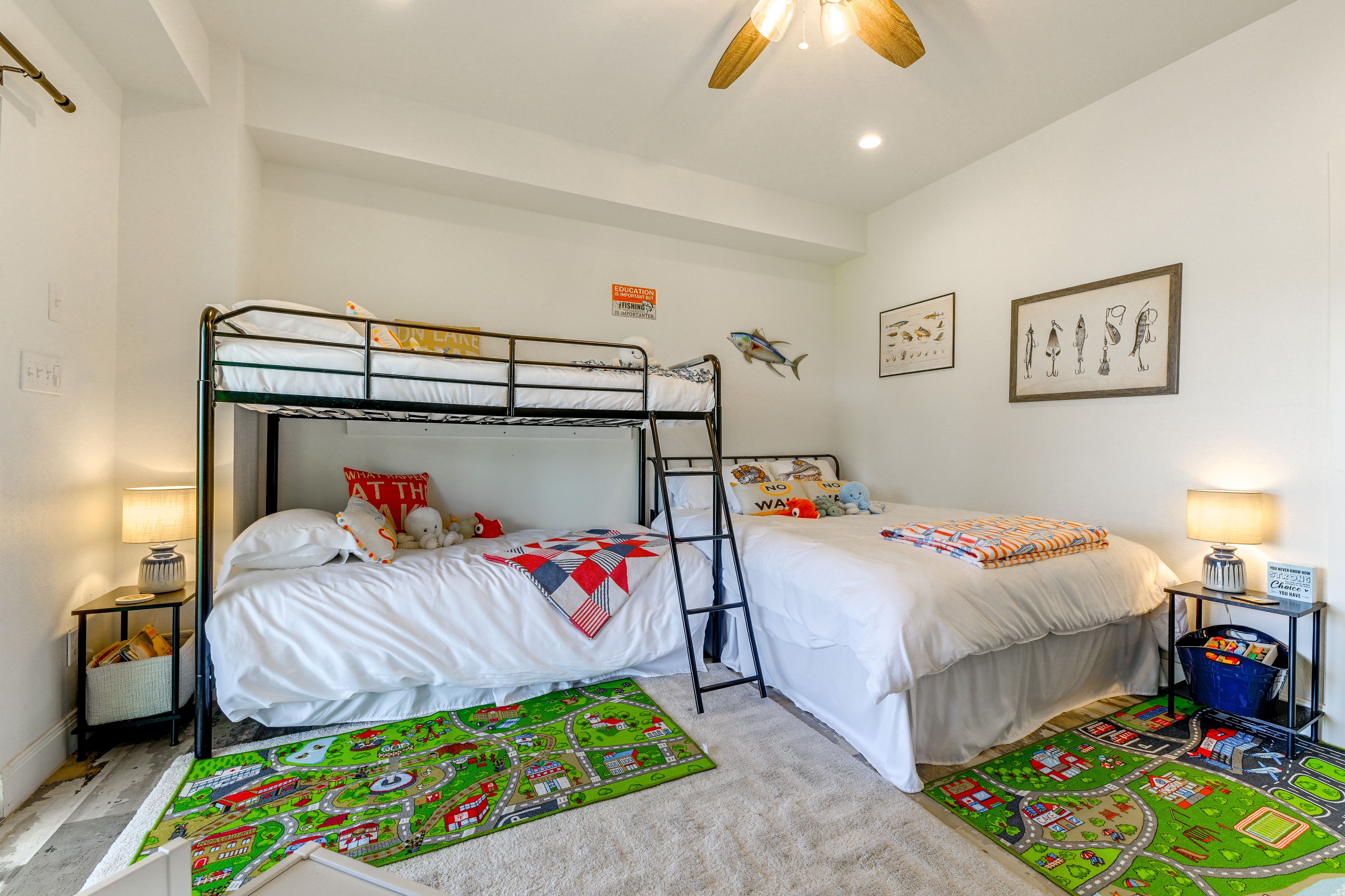 Sleeping Nook | 1st Floor | Queen Bed | Twin Bunk Bed