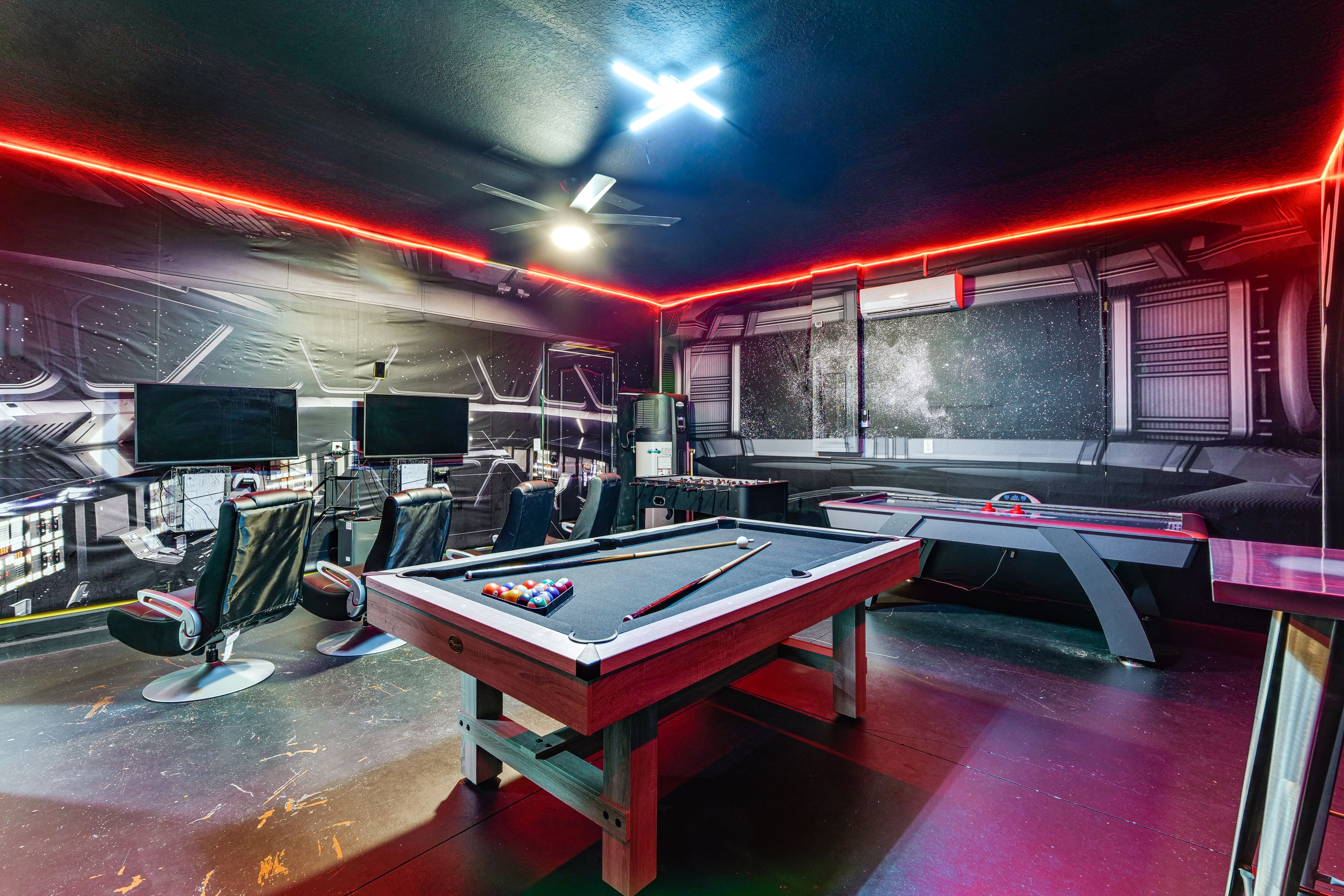 Game Room | Foosball Table | Pool Table | Air Hockey Table | PlayStation 5