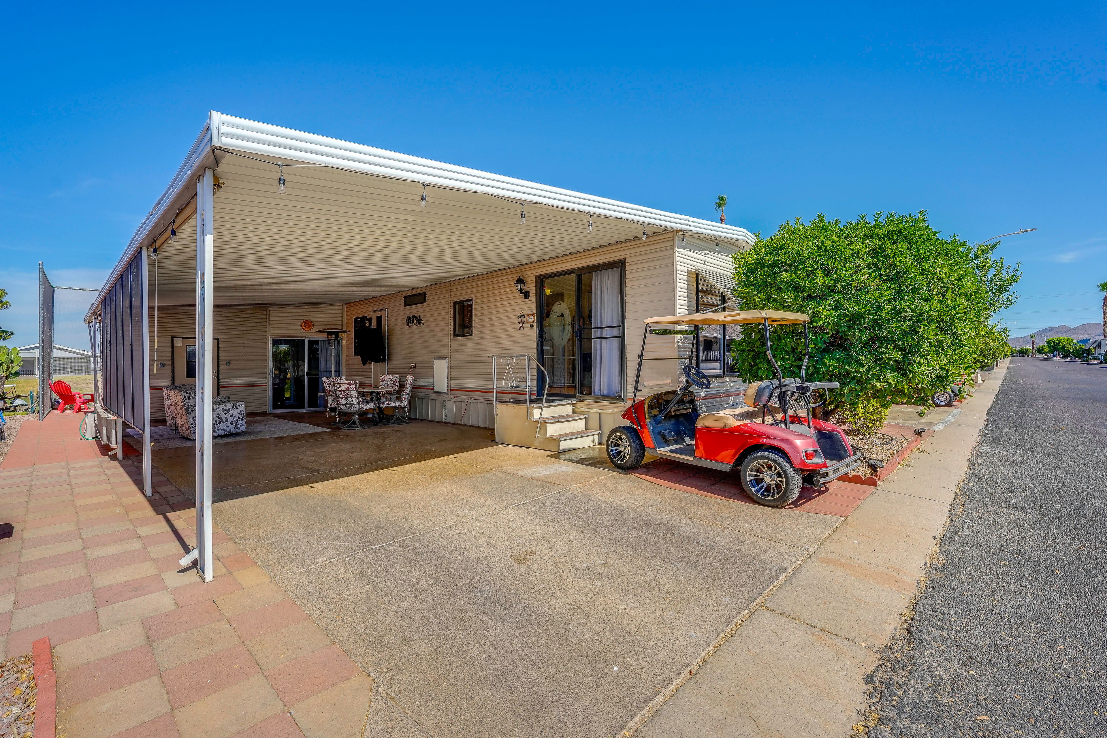 Parking | Carport (1 Vehicle) | Golf Cart Provided