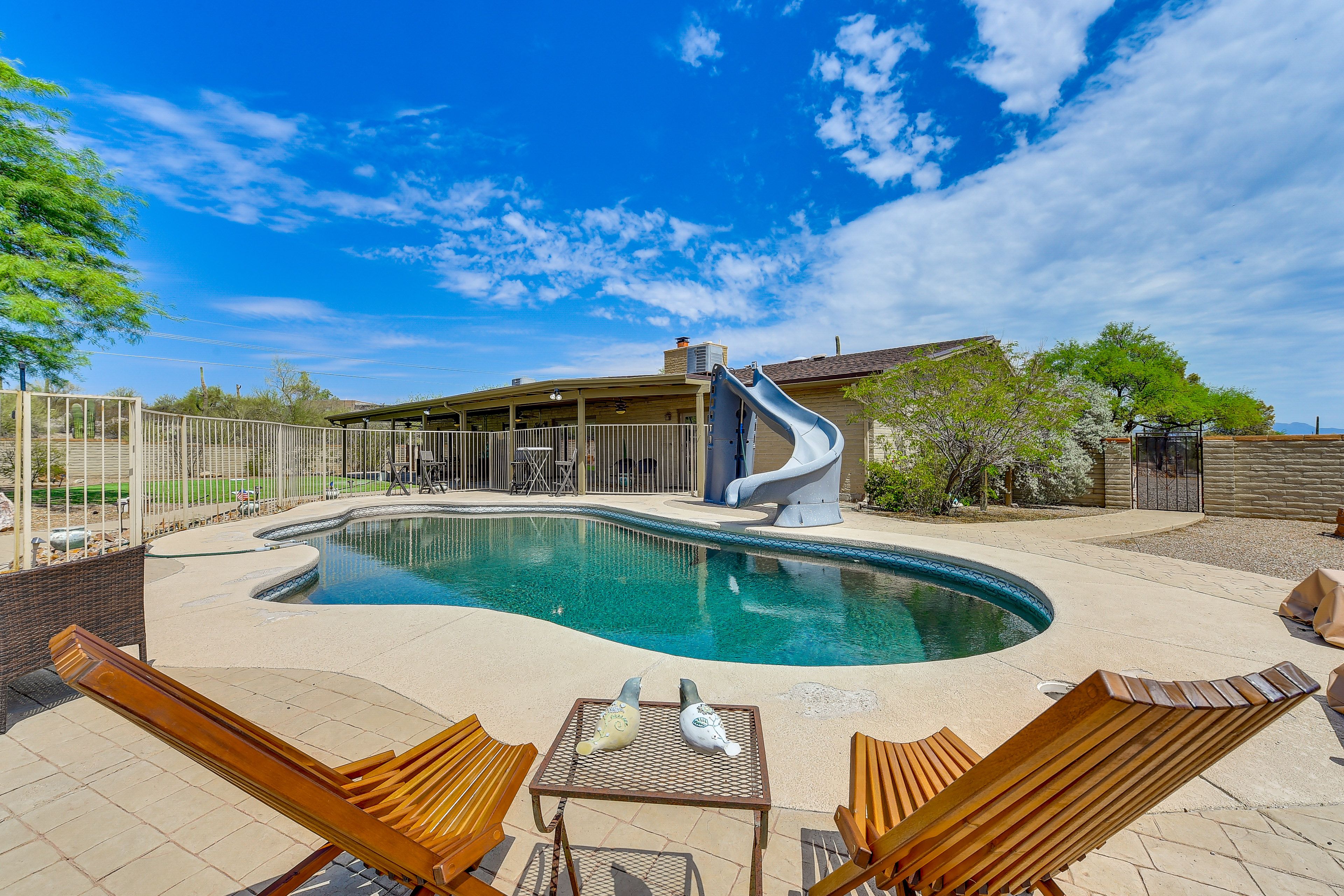 Tucson Vacation Rental | 4BR | 3BA | 3,200 Sq Ft | Step-Free Access