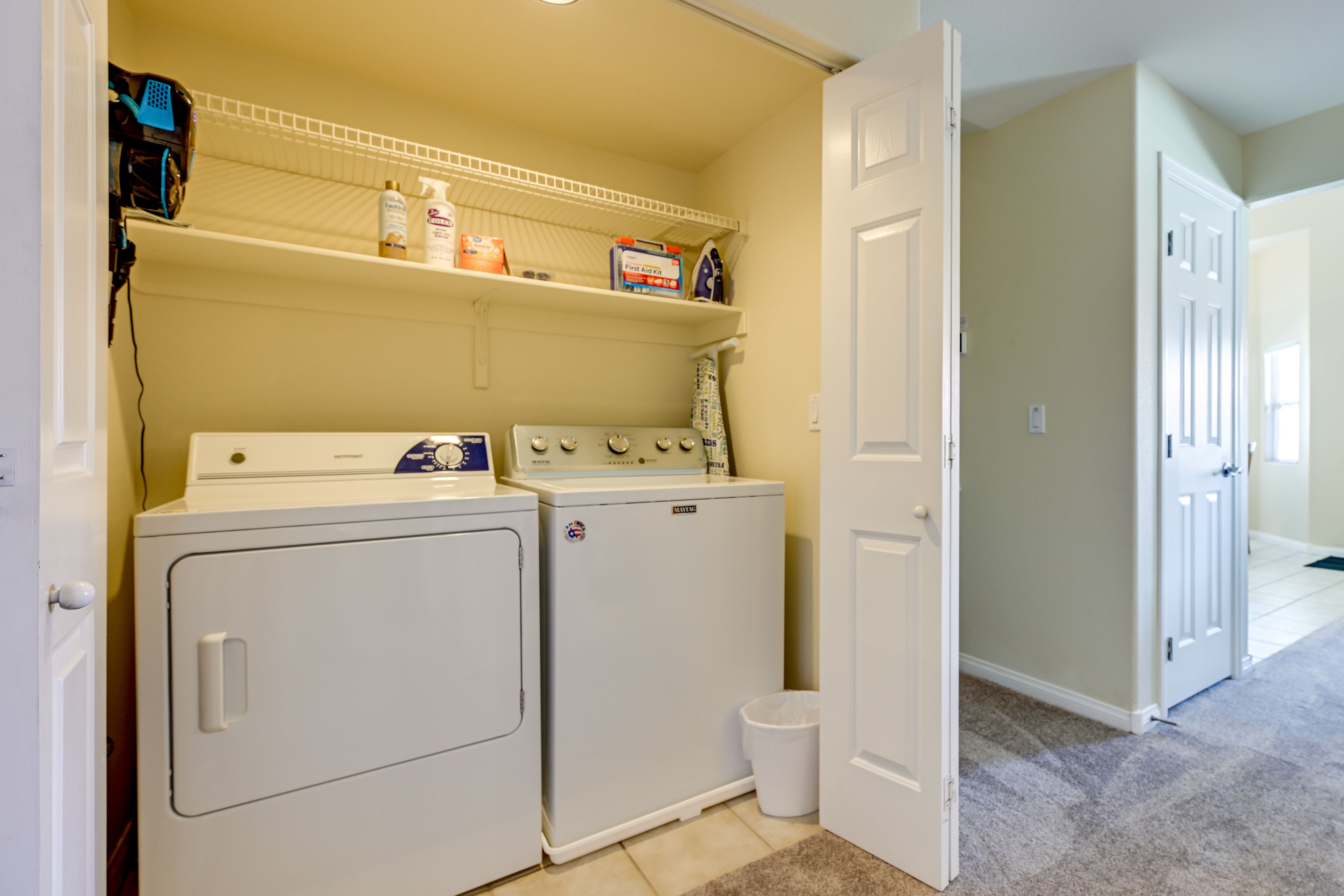 Laundry Closet | 1st Floor