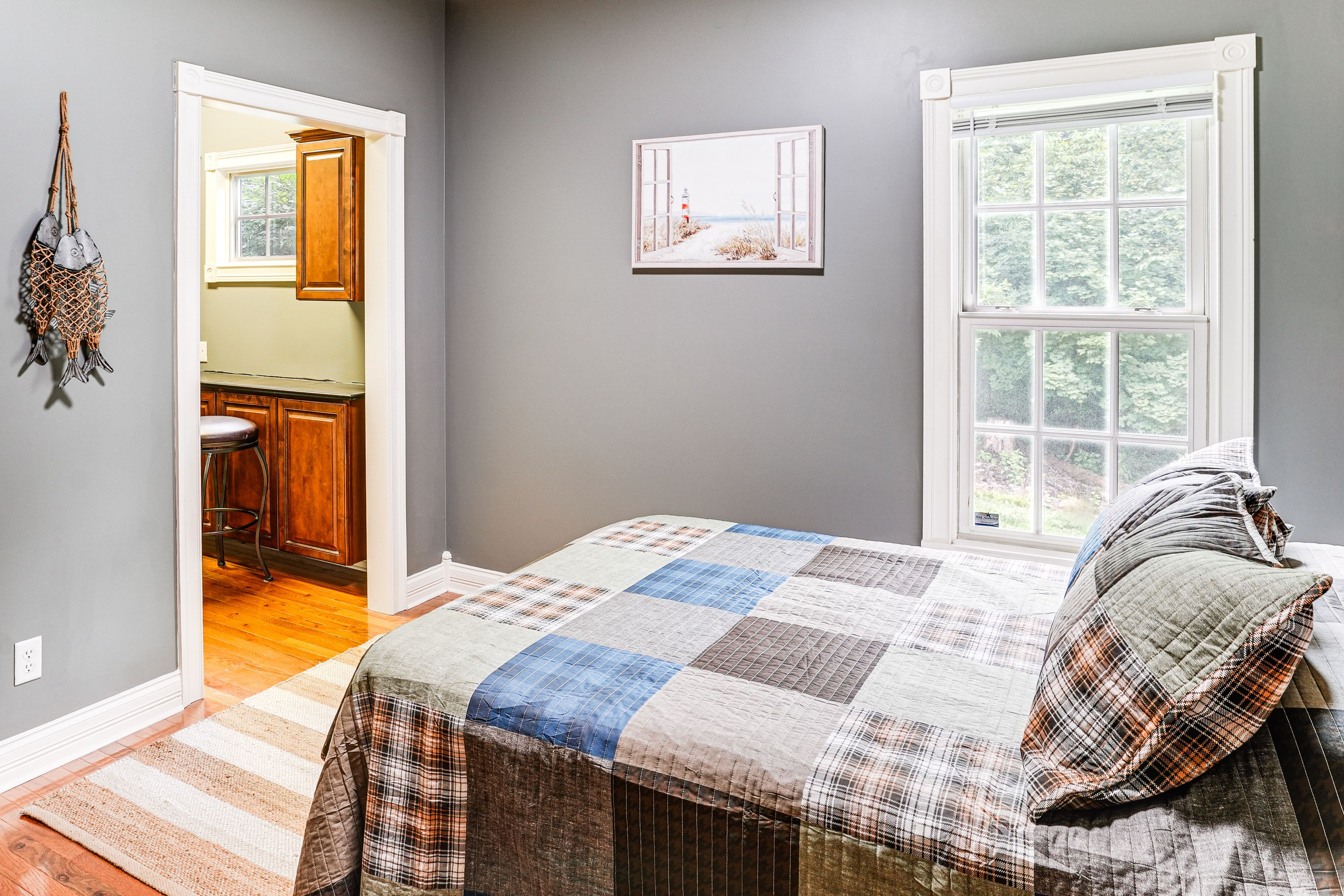 Bedroom 2 | Full Bed | Dedicated Workspace