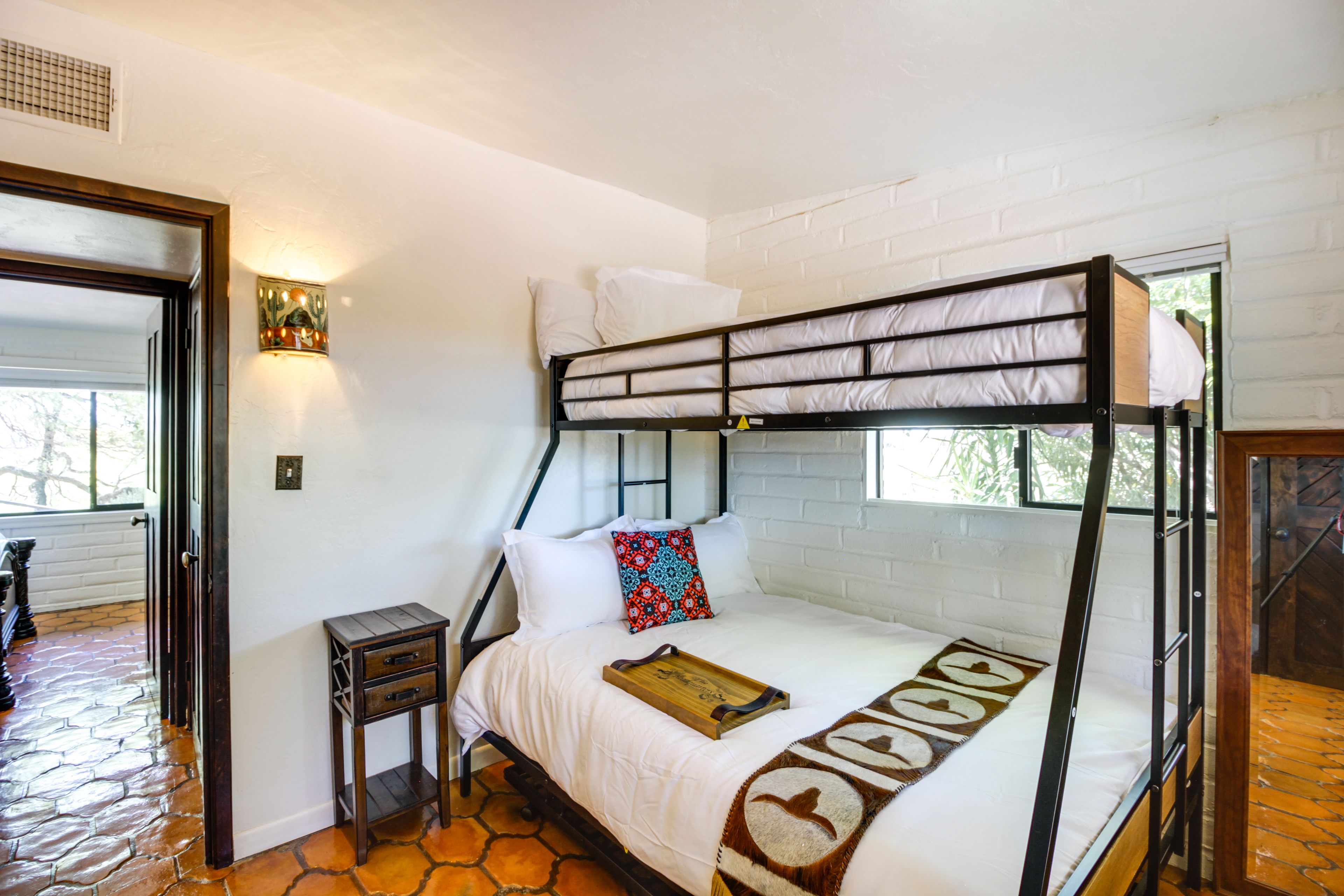 The Headquarters | Bedroom 2 | Twin/Full Bunk Bed | 1st Floor