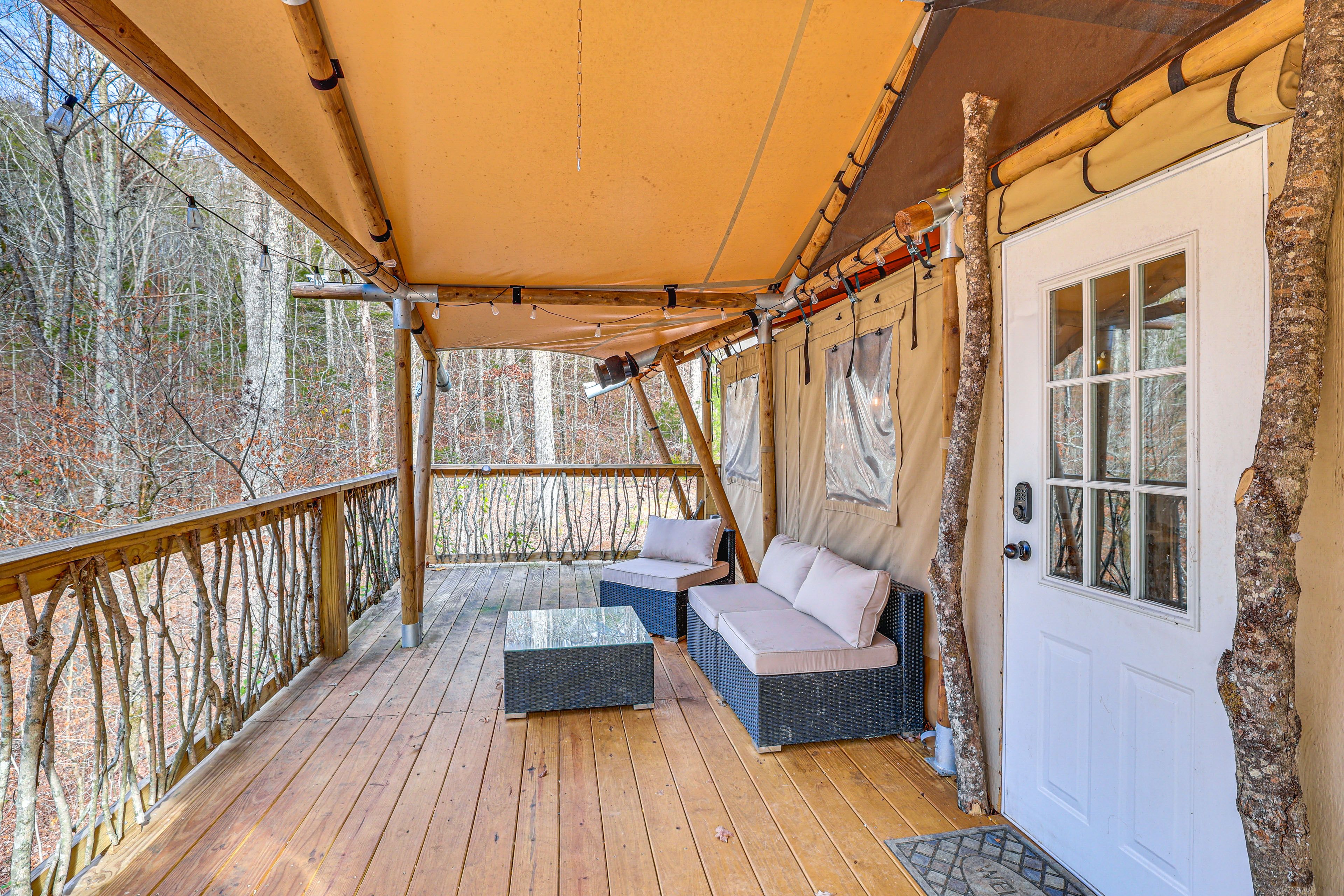 'The Hootenanny' Exterior | Wraparound Deck | Private Hot Tub | Fire Pit