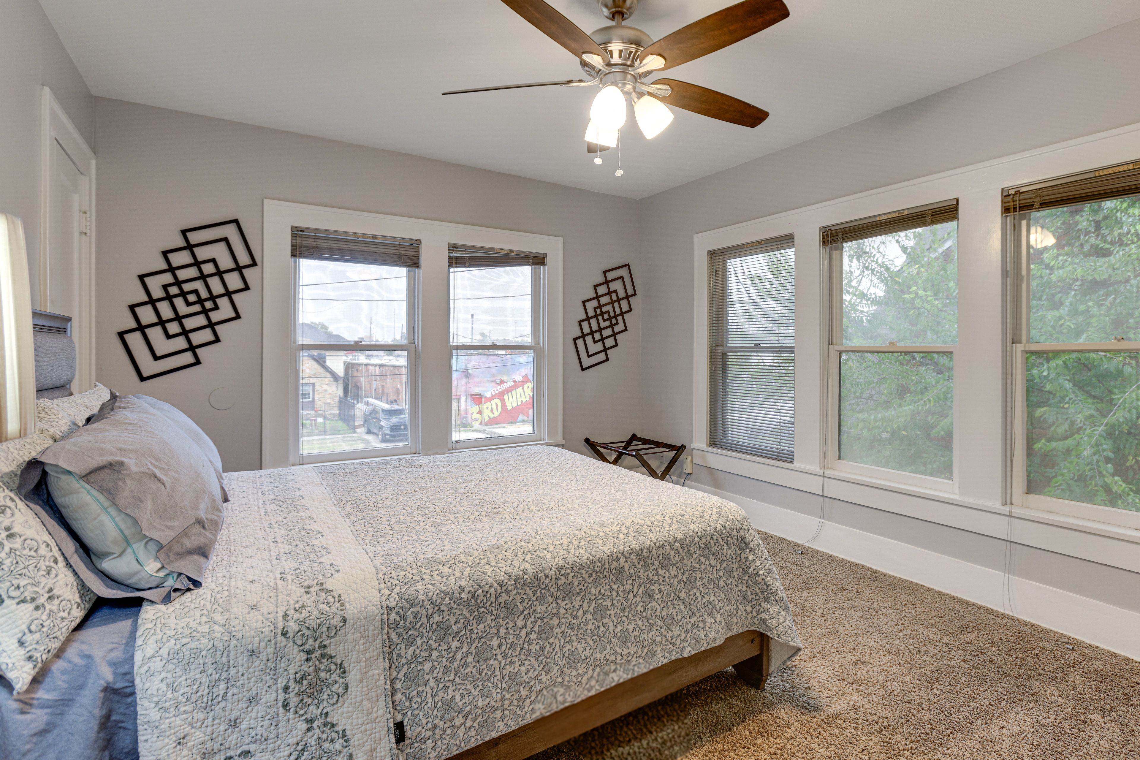 Upstairs Unit | Bedroom 3 | Queen Bed | 2nd Floor