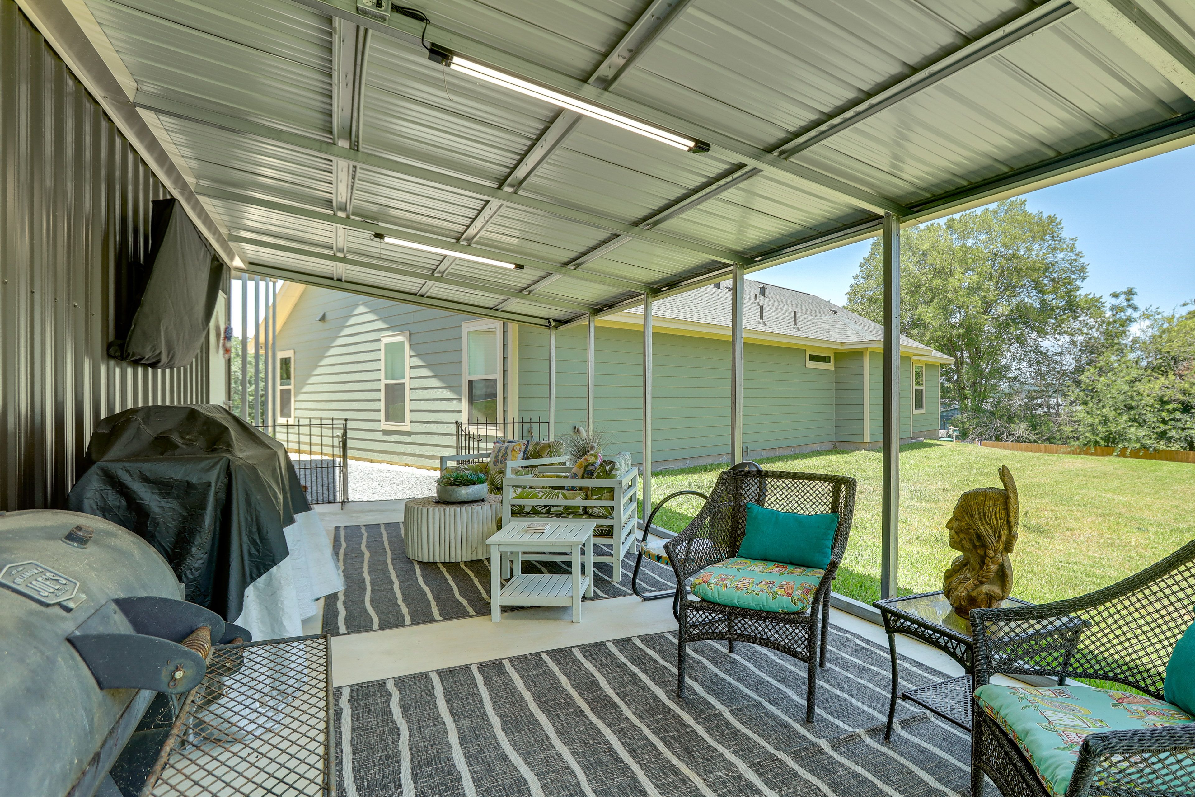 Covered Patio | Spacious Yard