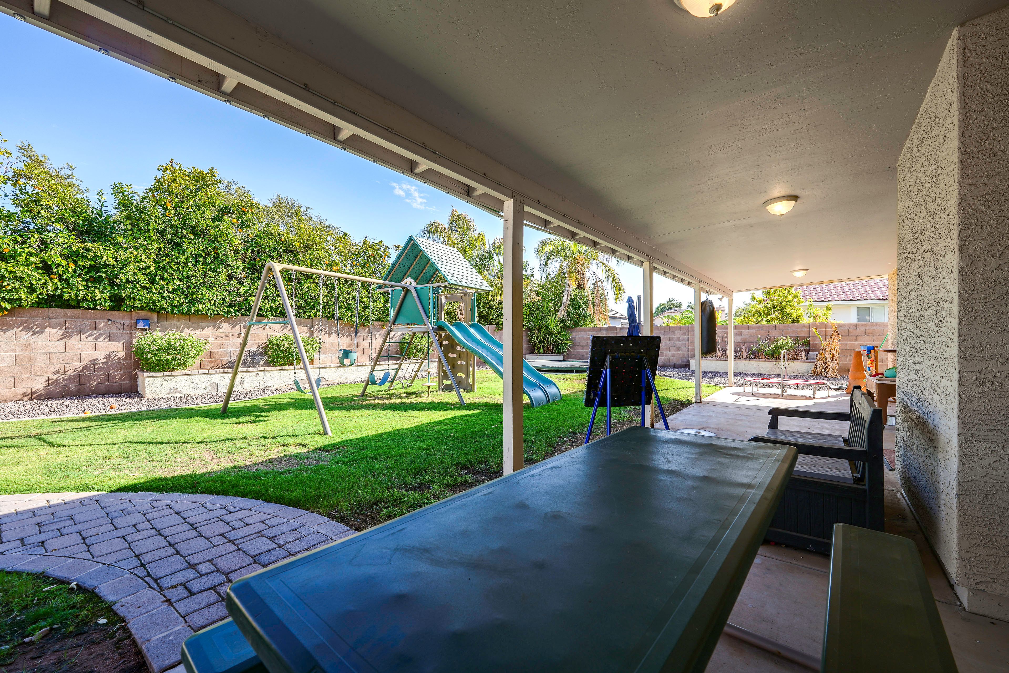 Private Backyard Area
