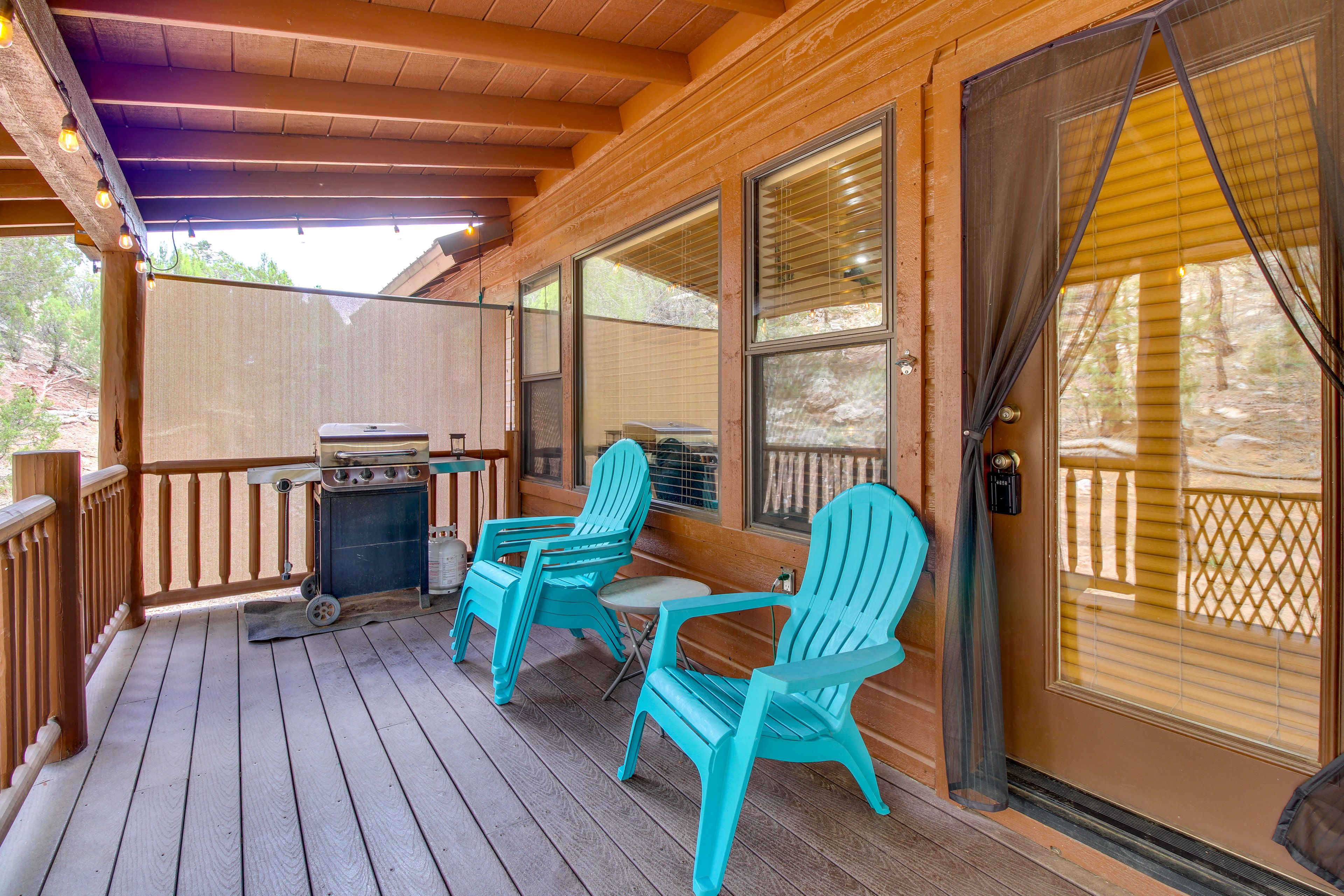 Covered Deck w/ Seating | Dining Area | Gas Grill