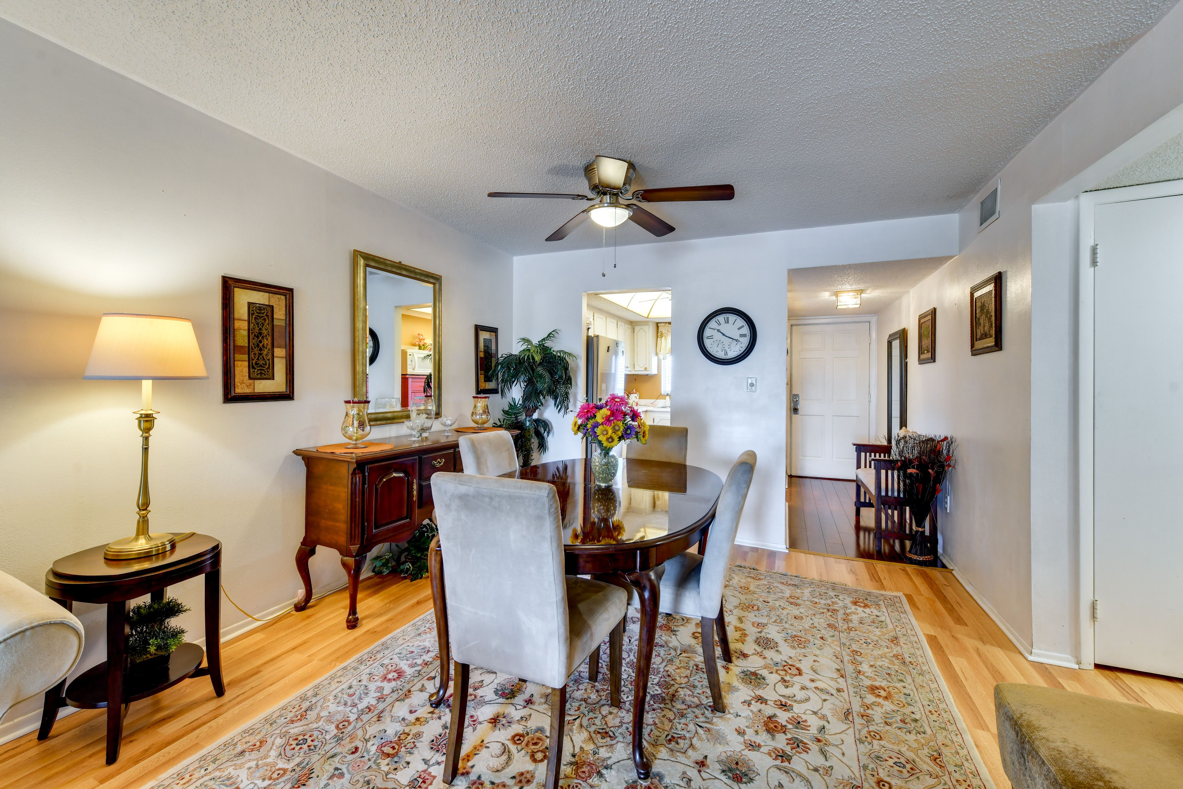 Dining Area | Single-Story Condo